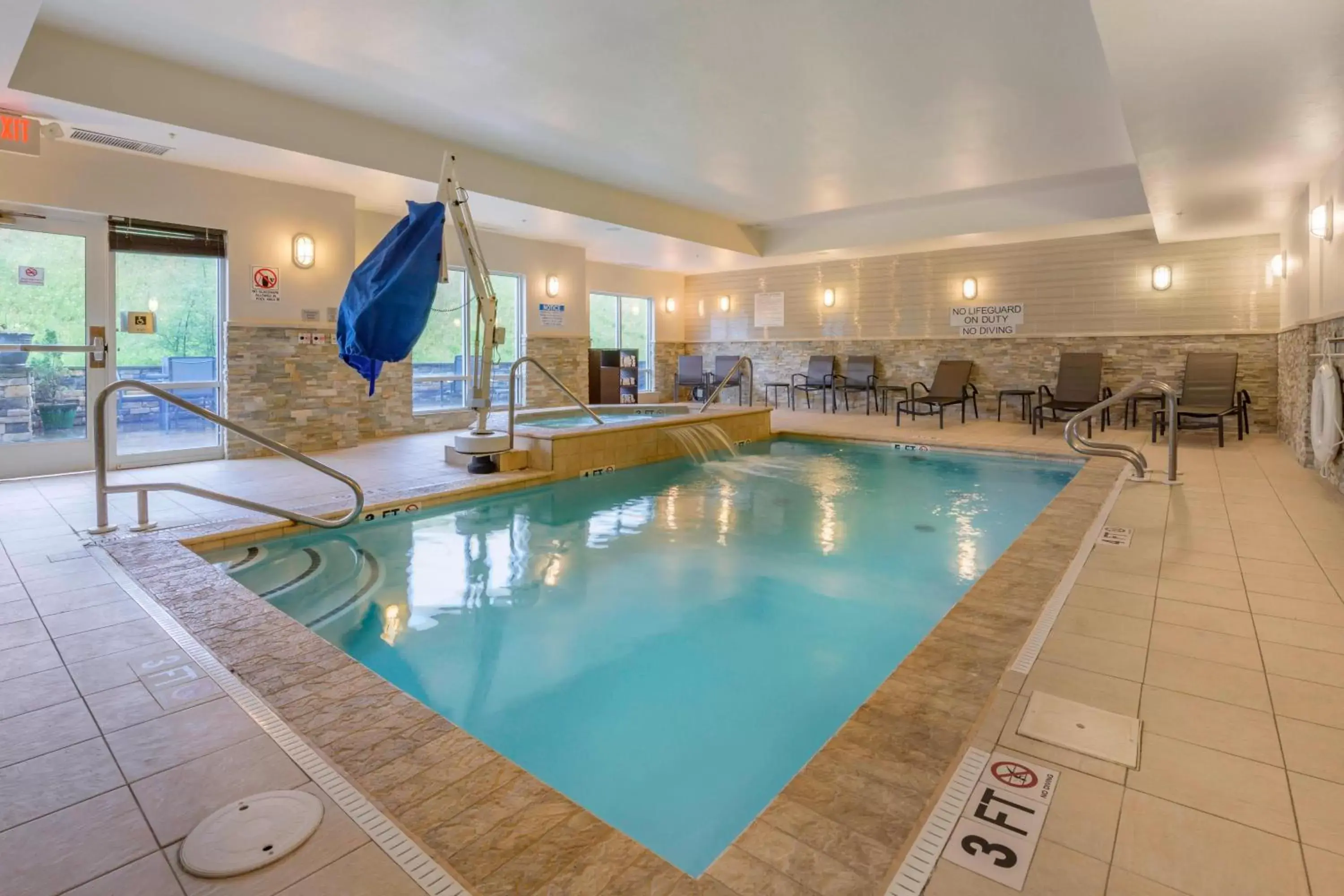 Swimming Pool in Fairfield Inn & Suites by Marriott Slippery Rock
