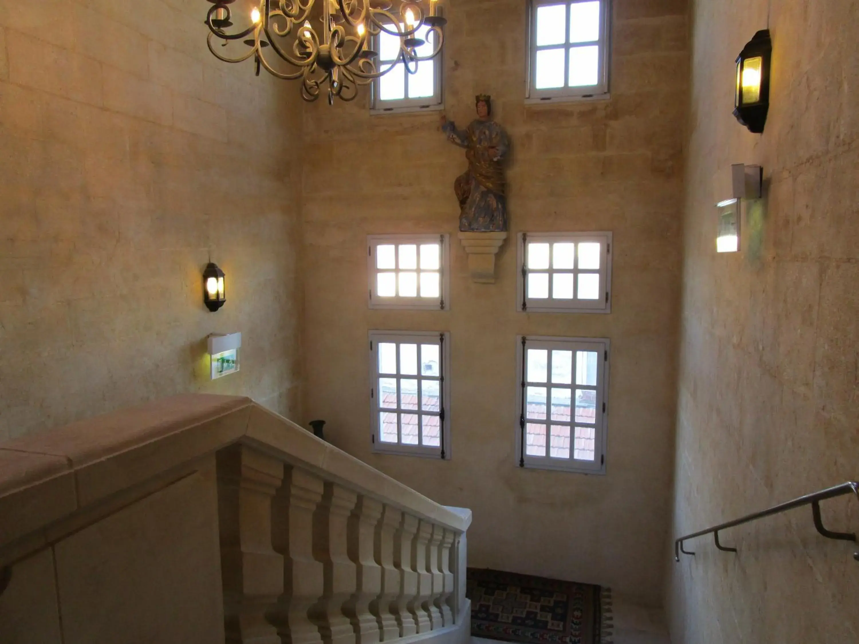 Lobby or reception, View in La Villa Mazarin