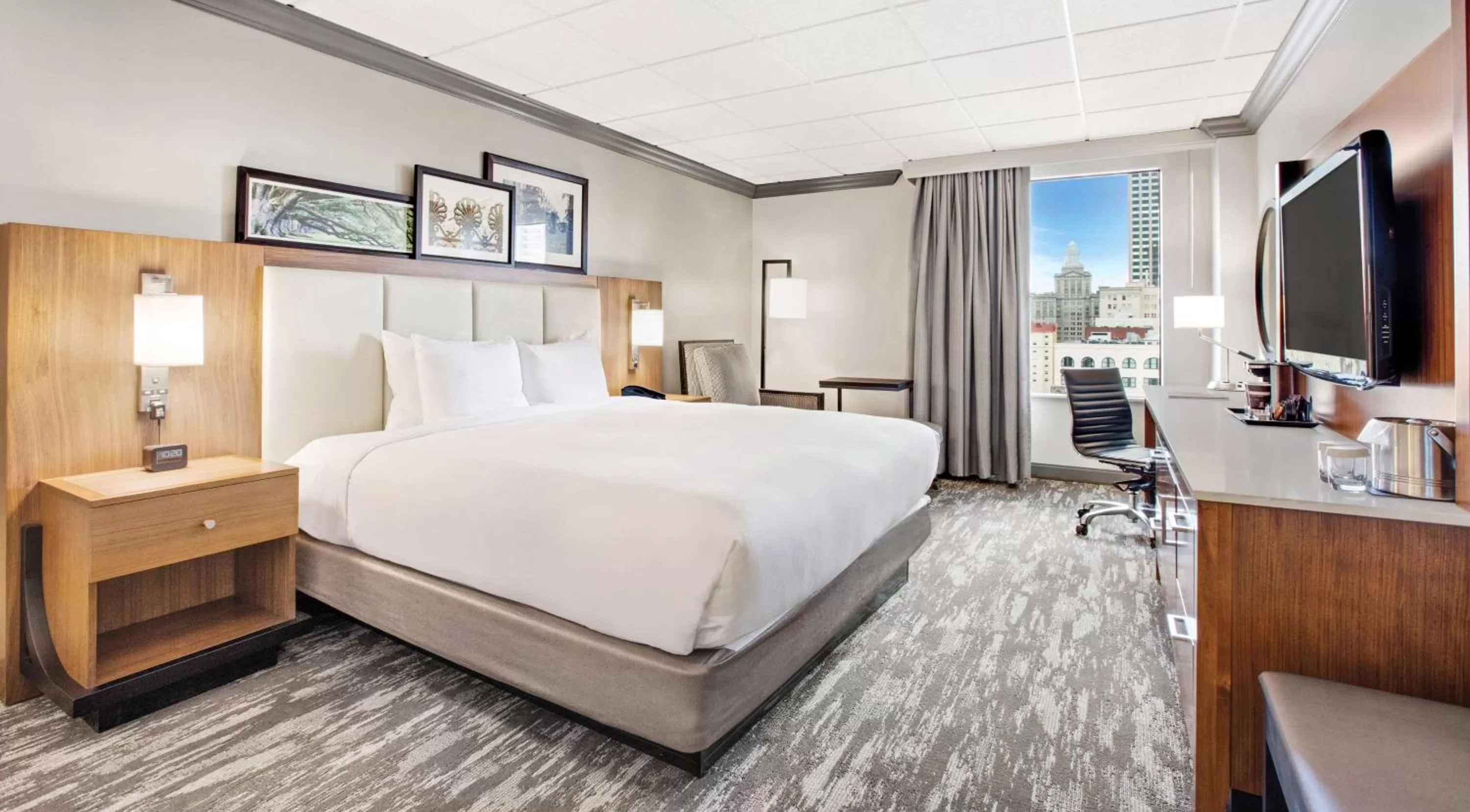 King Room with Bath Tub - Mobility and Hearing Accessible in DoubleTree by Hilton New Orleans