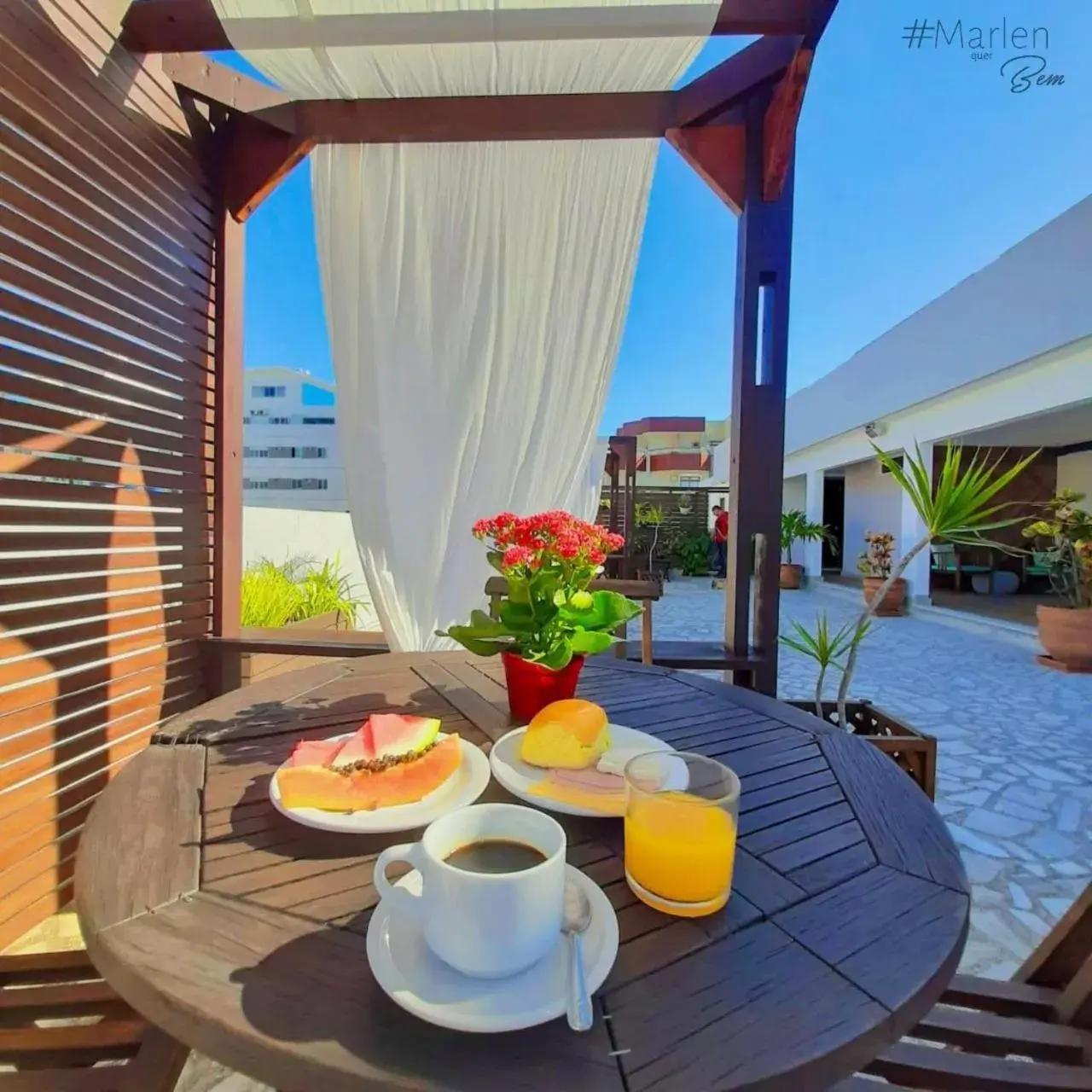 Balcony/Terrace in Hotel Marlen