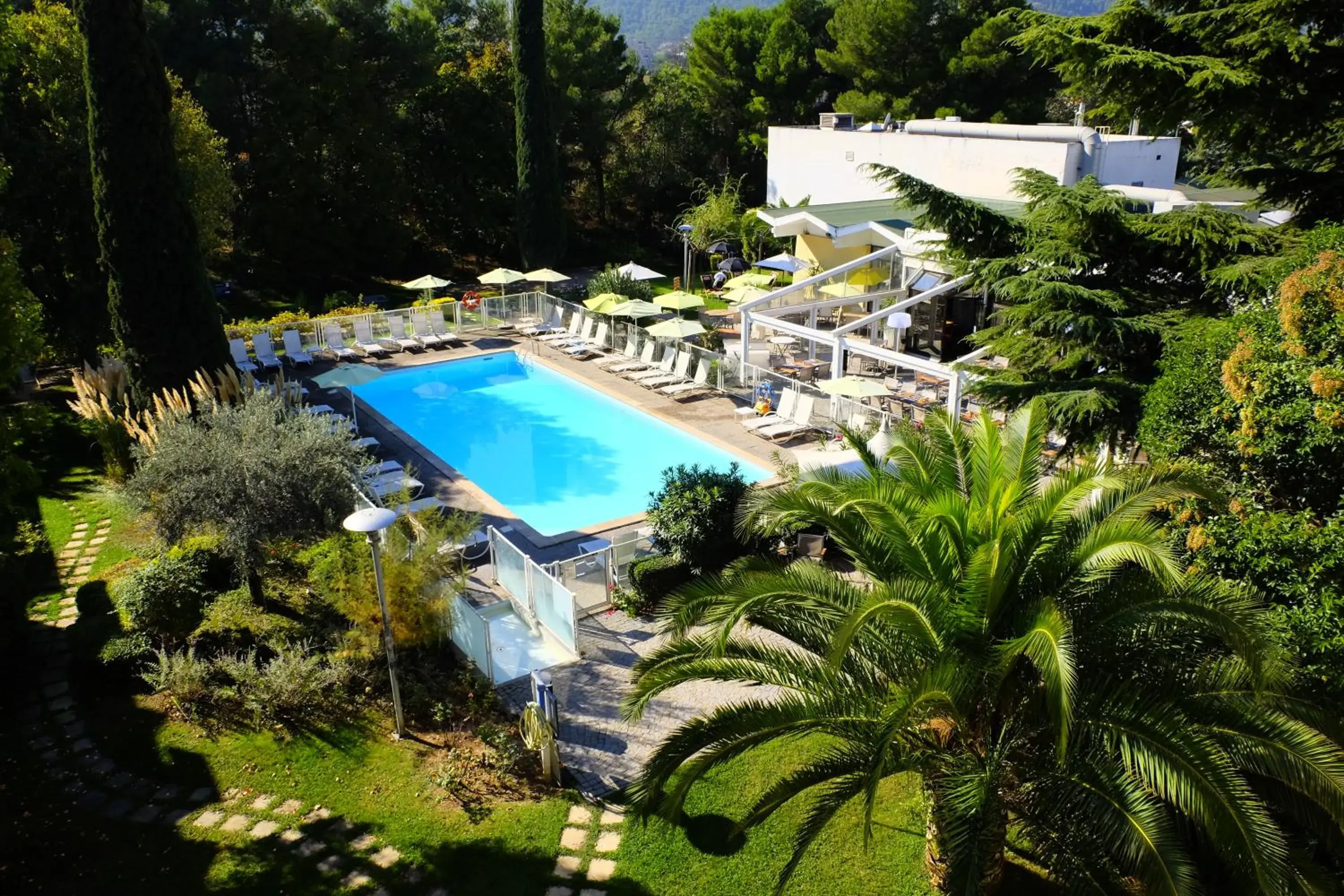 Garden view, Pool View in Novotel Marseille Est