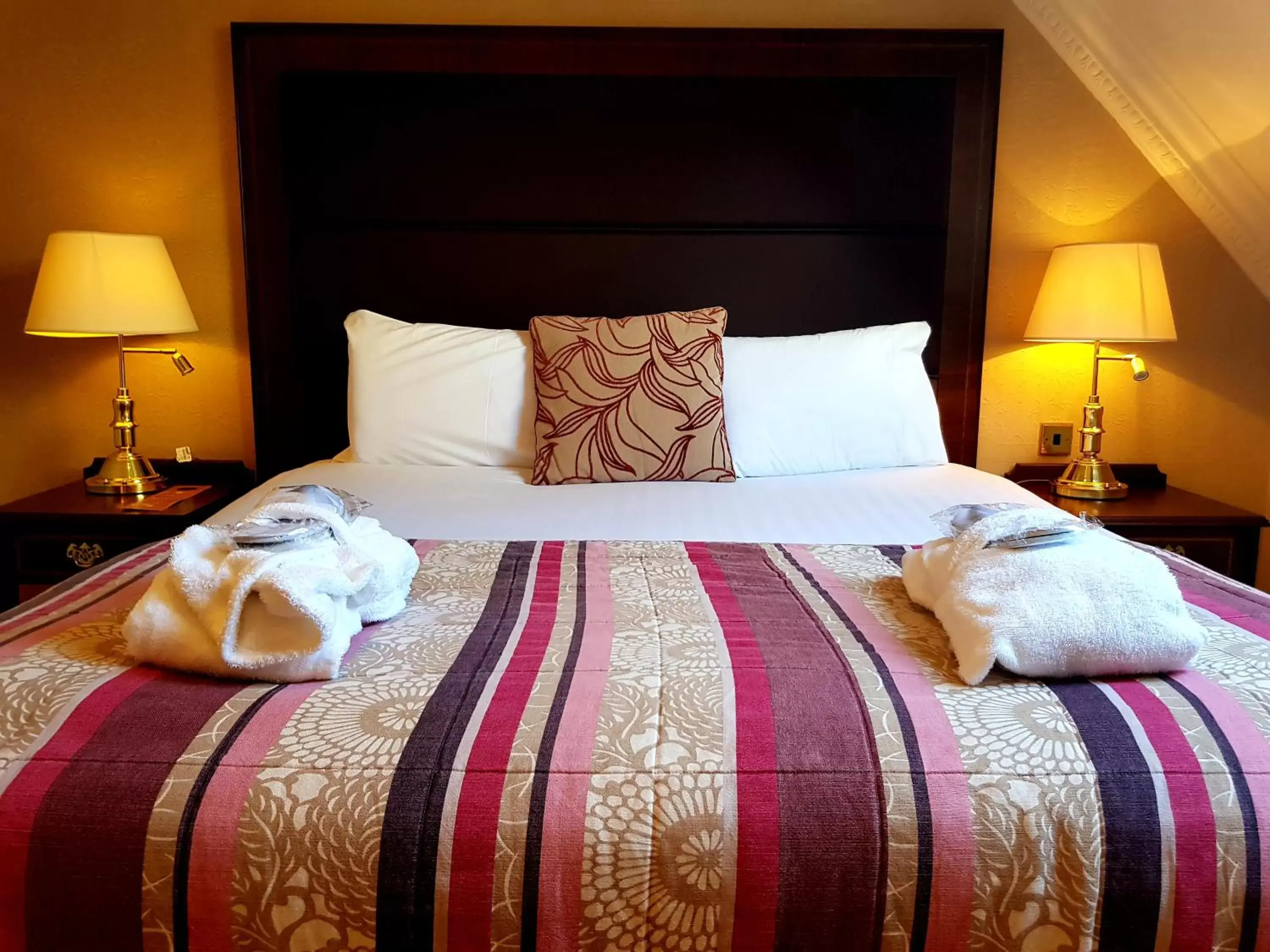 Bed in Redworth Hall Hotel- Part of the Cairn Collection