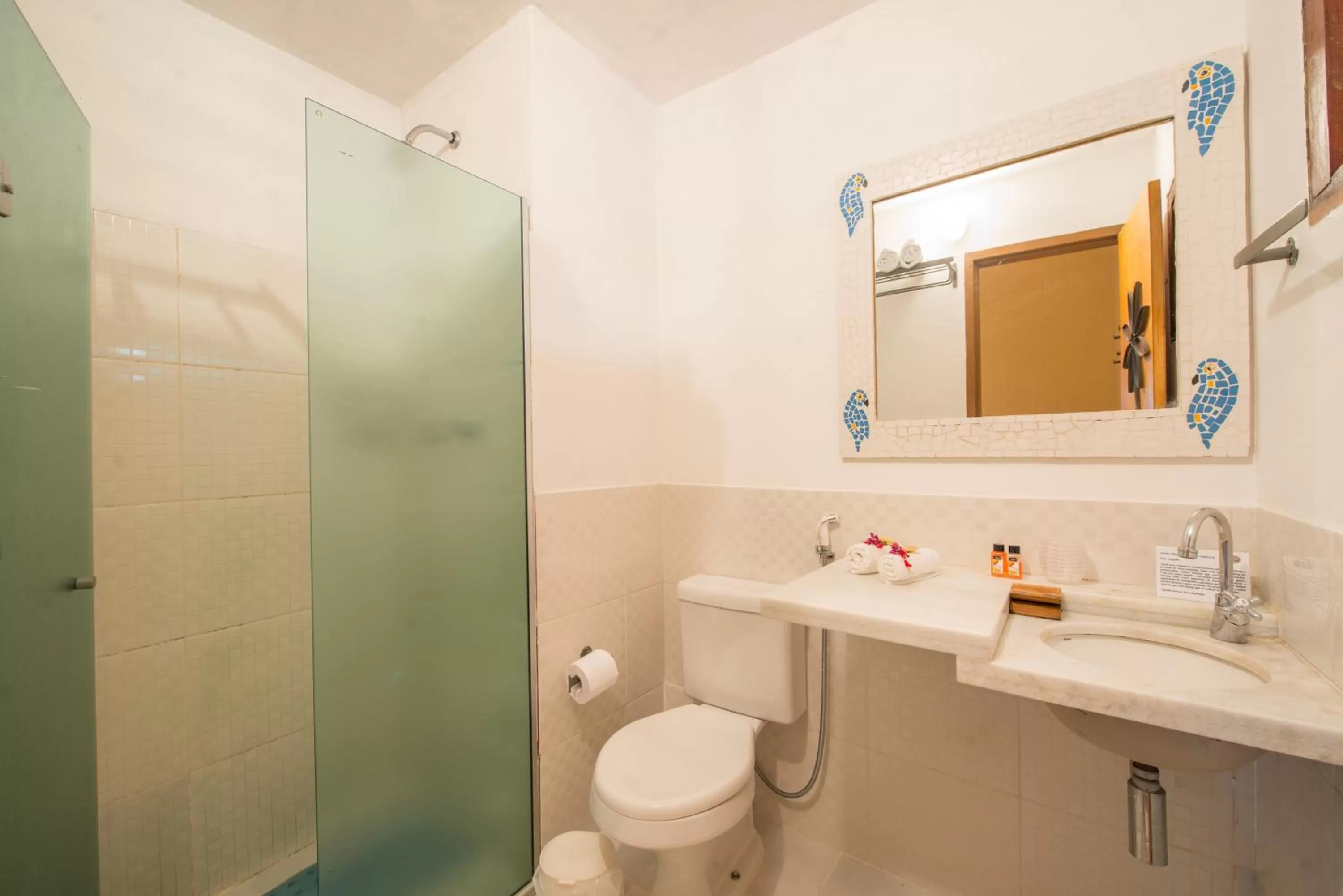 Shower in Pousada do Parque