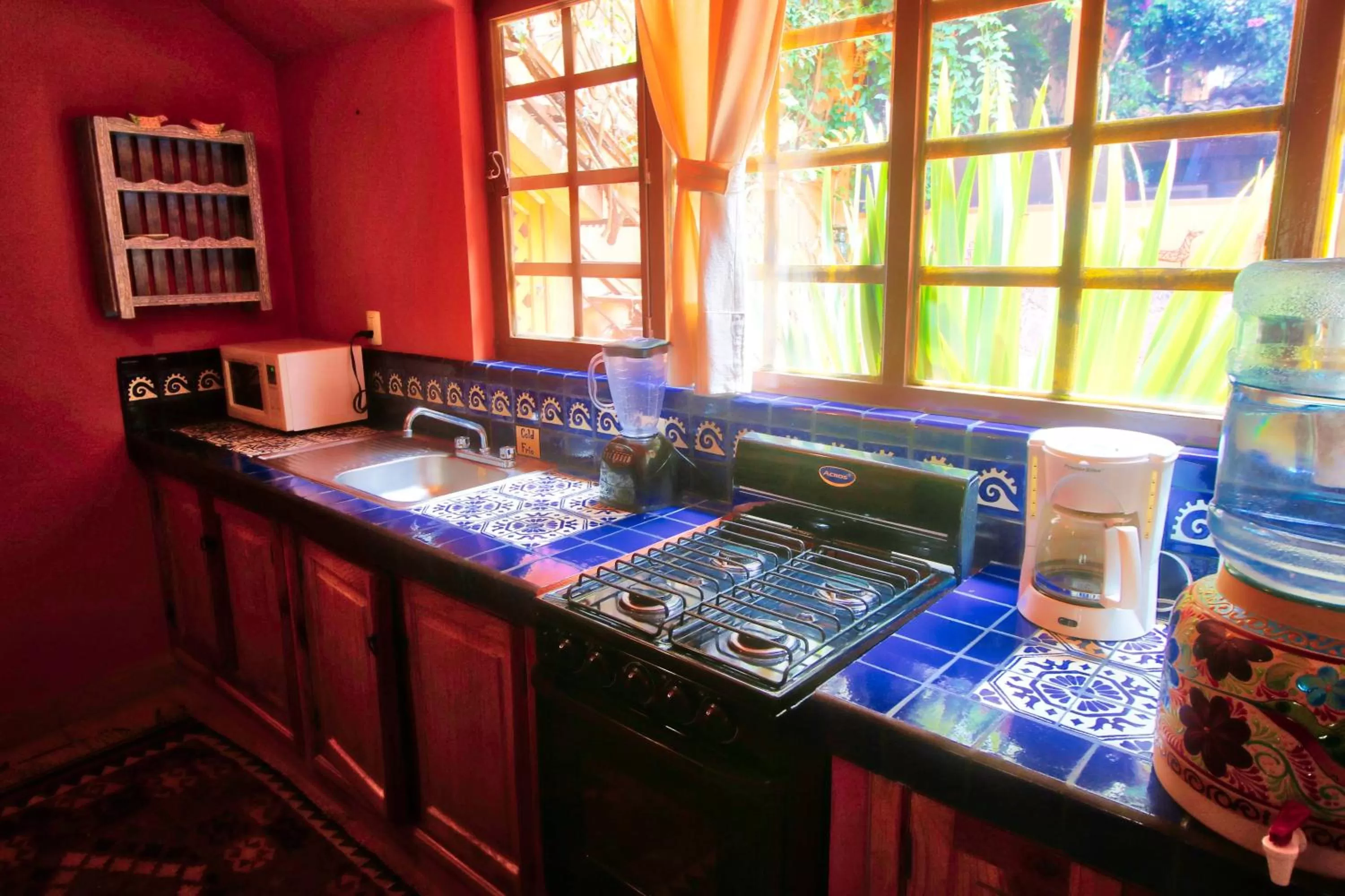 Kitchen or kitchenette in Hotel Casa Encantada