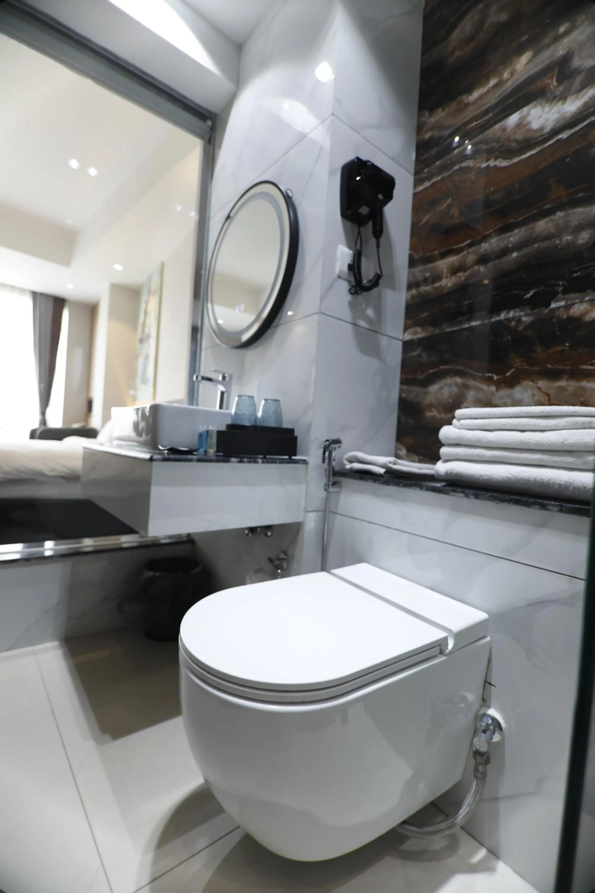 Shower in Lakhey Hotel