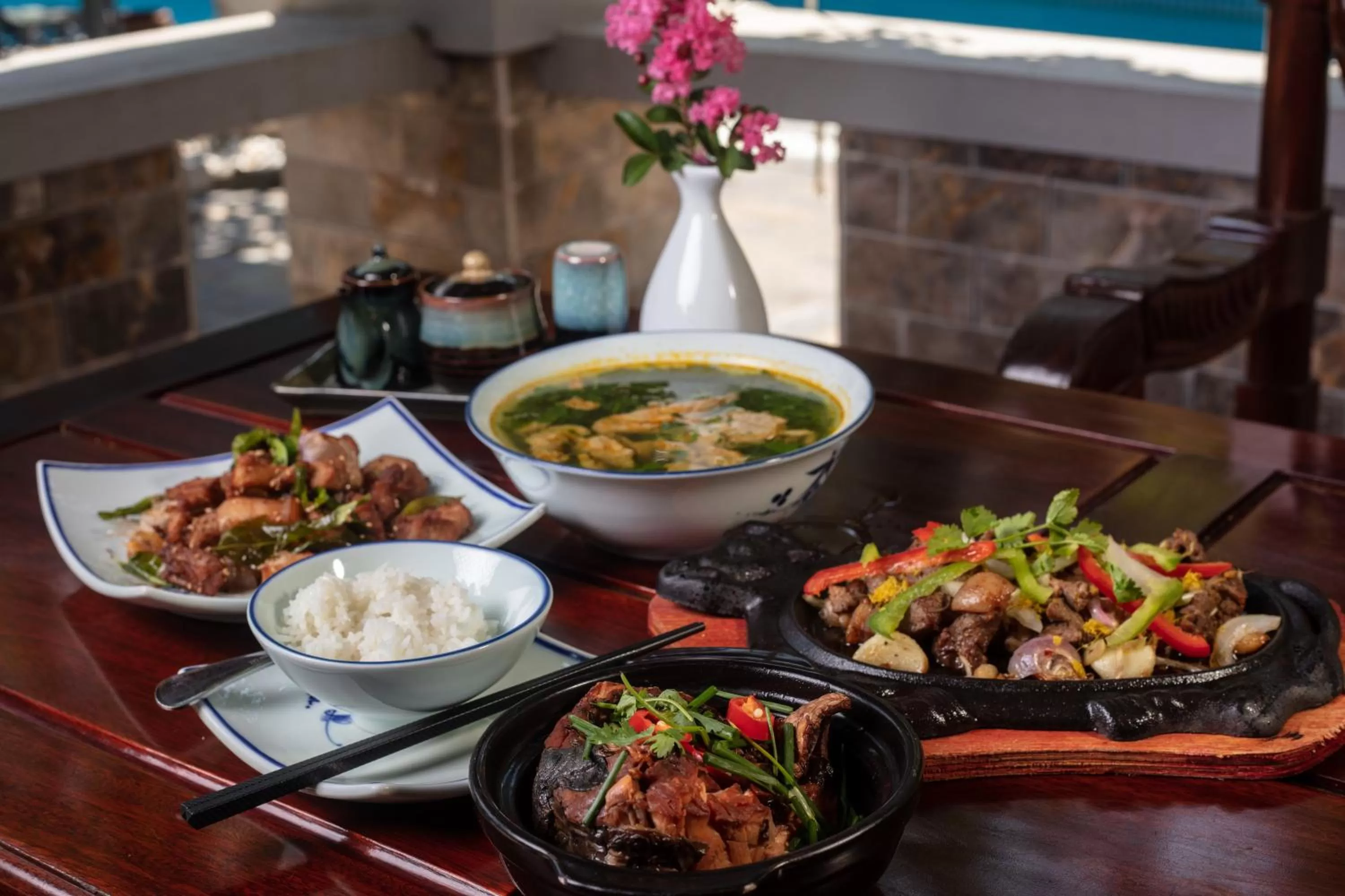 Food in Bai Dinh Garden Resort & Spa