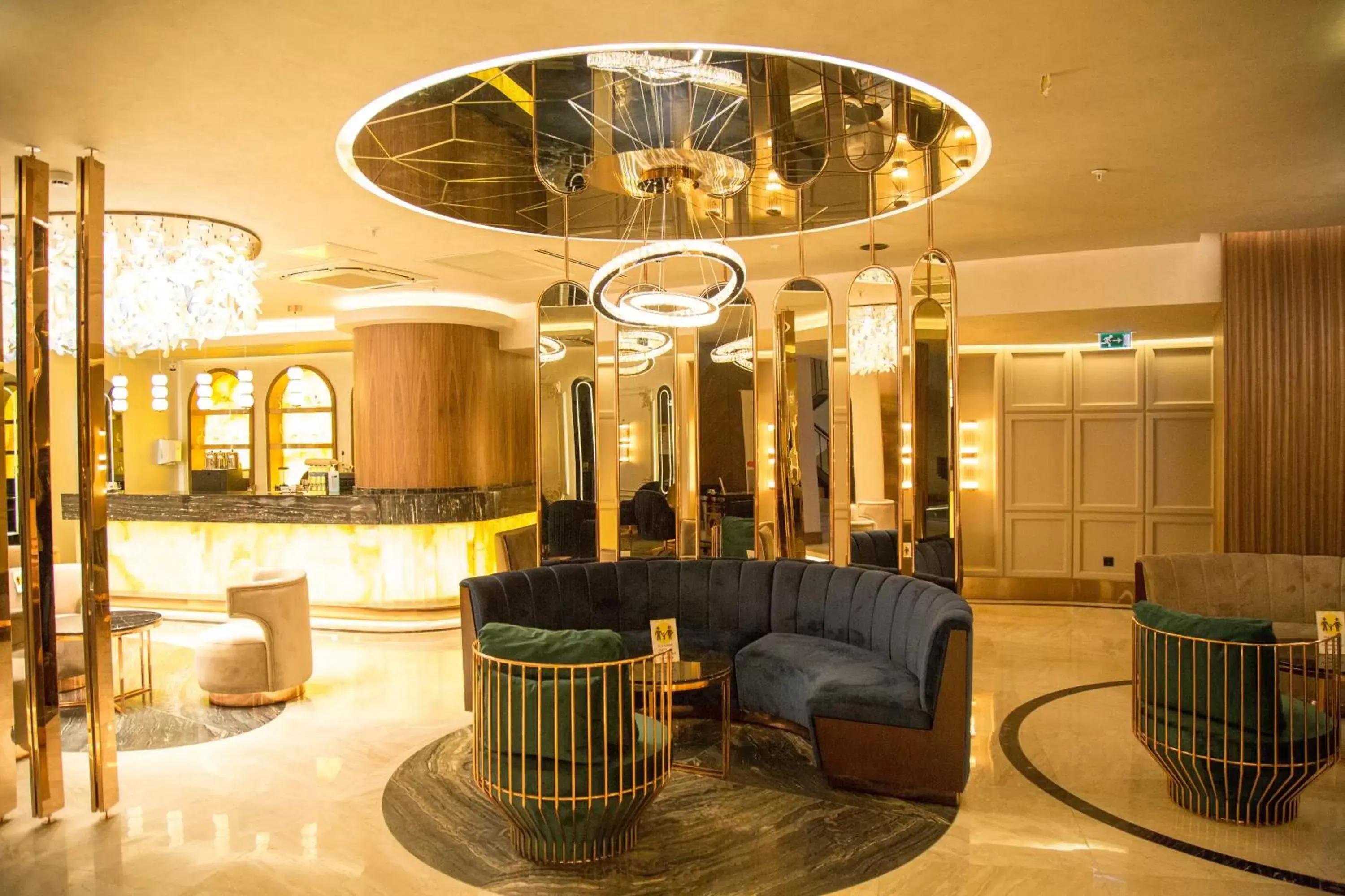 Lounge or bar, Lobby/Reception in The Hotel Beyaz Saray & Spa