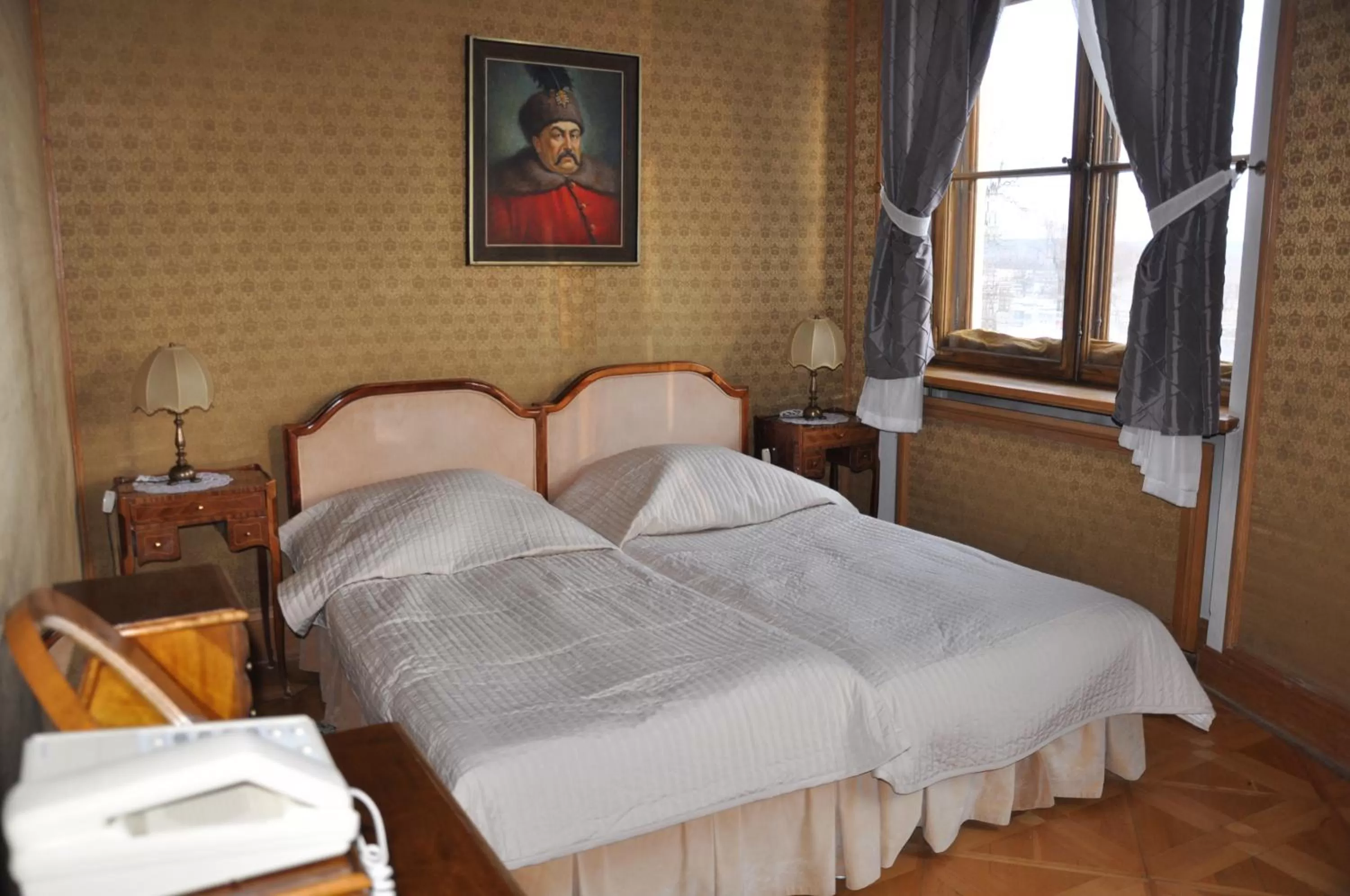 Bed in Hotel Zamek Pułtusk Dom Polonii