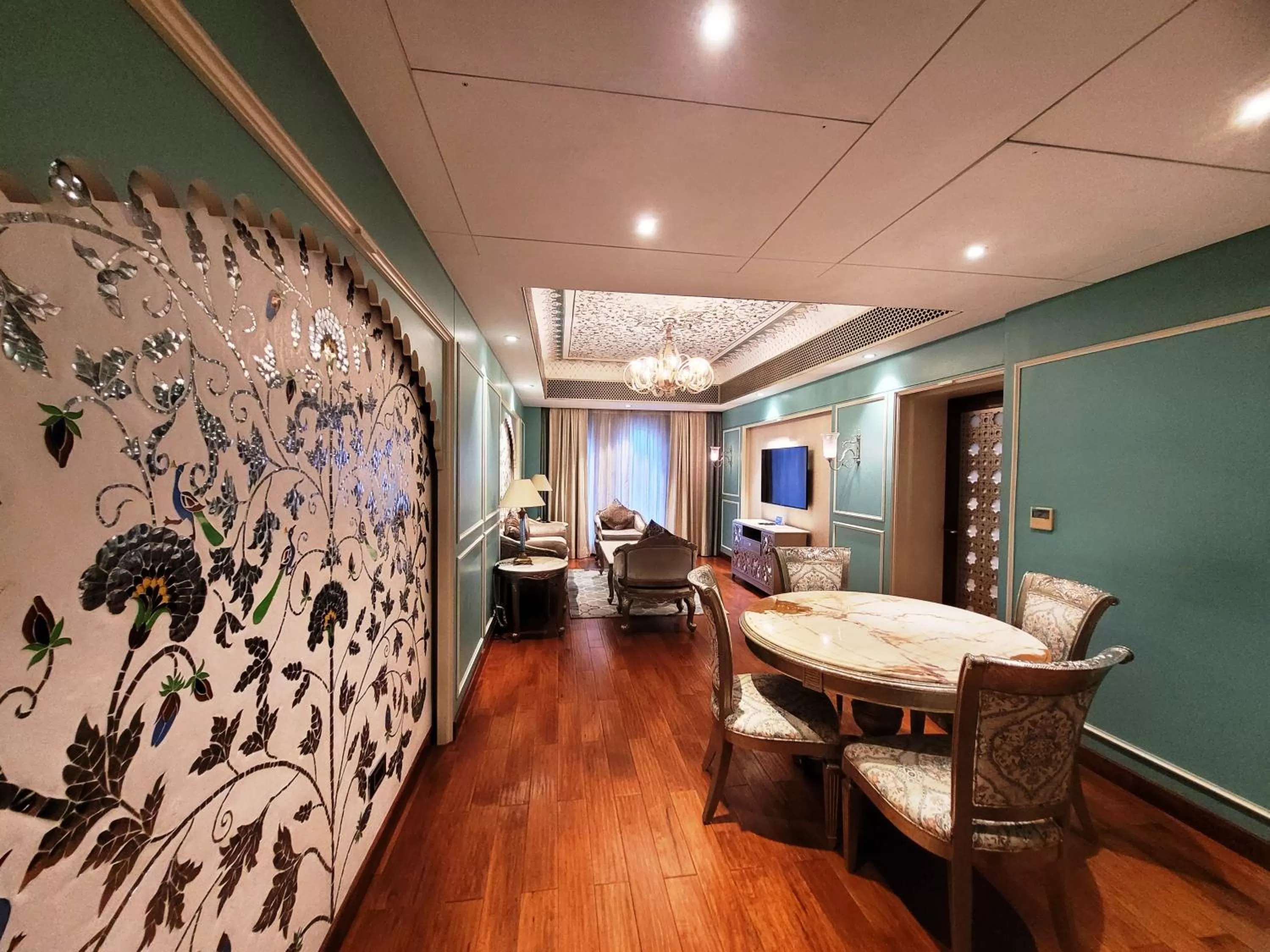 Dining area in Radisson Blu Udaipur Palace Resort & Spa