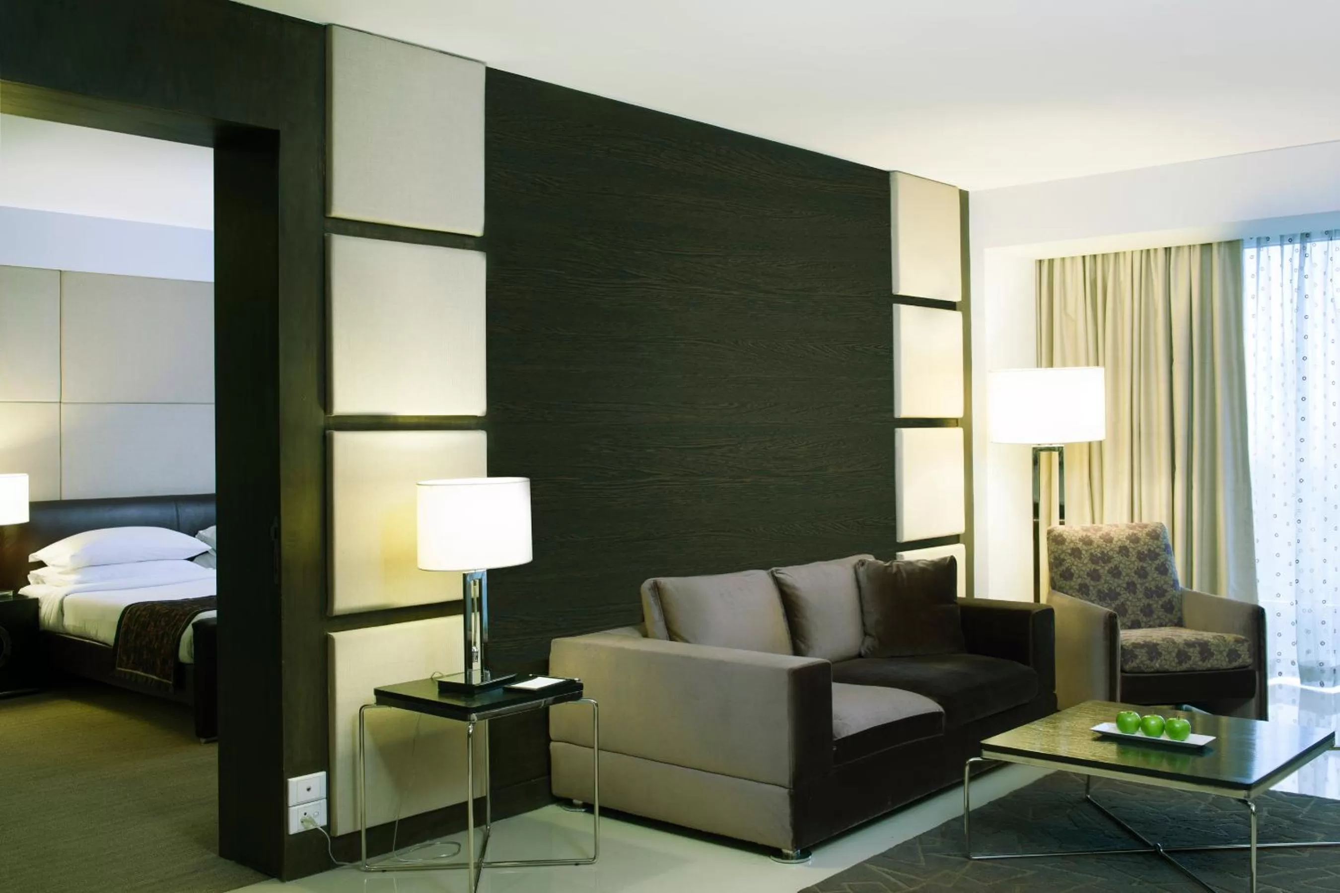 View (from property/room), Bed in Radisson Blu Hotel Pune Kharadi