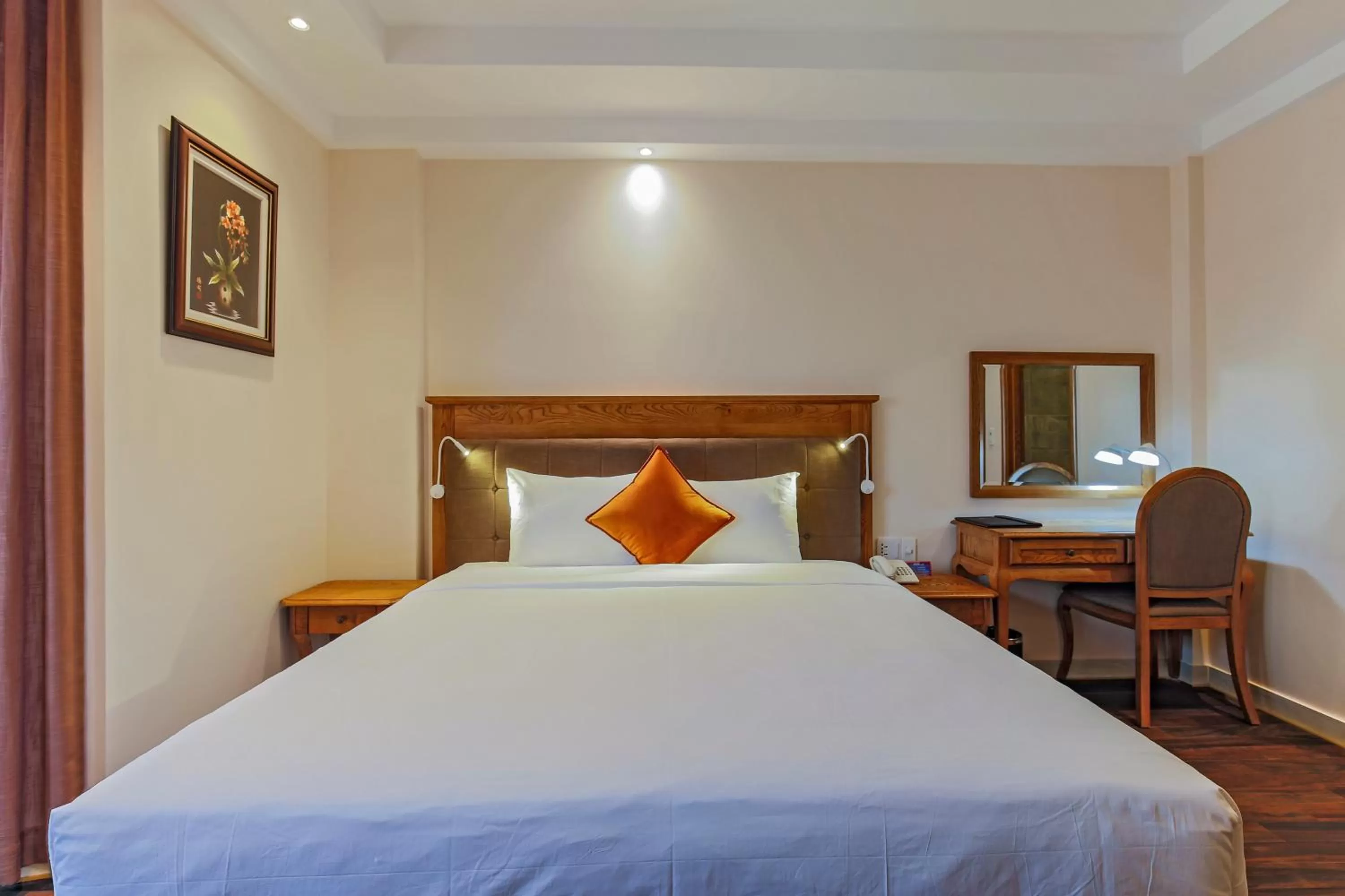 Bed in Hoang Lan Hotel