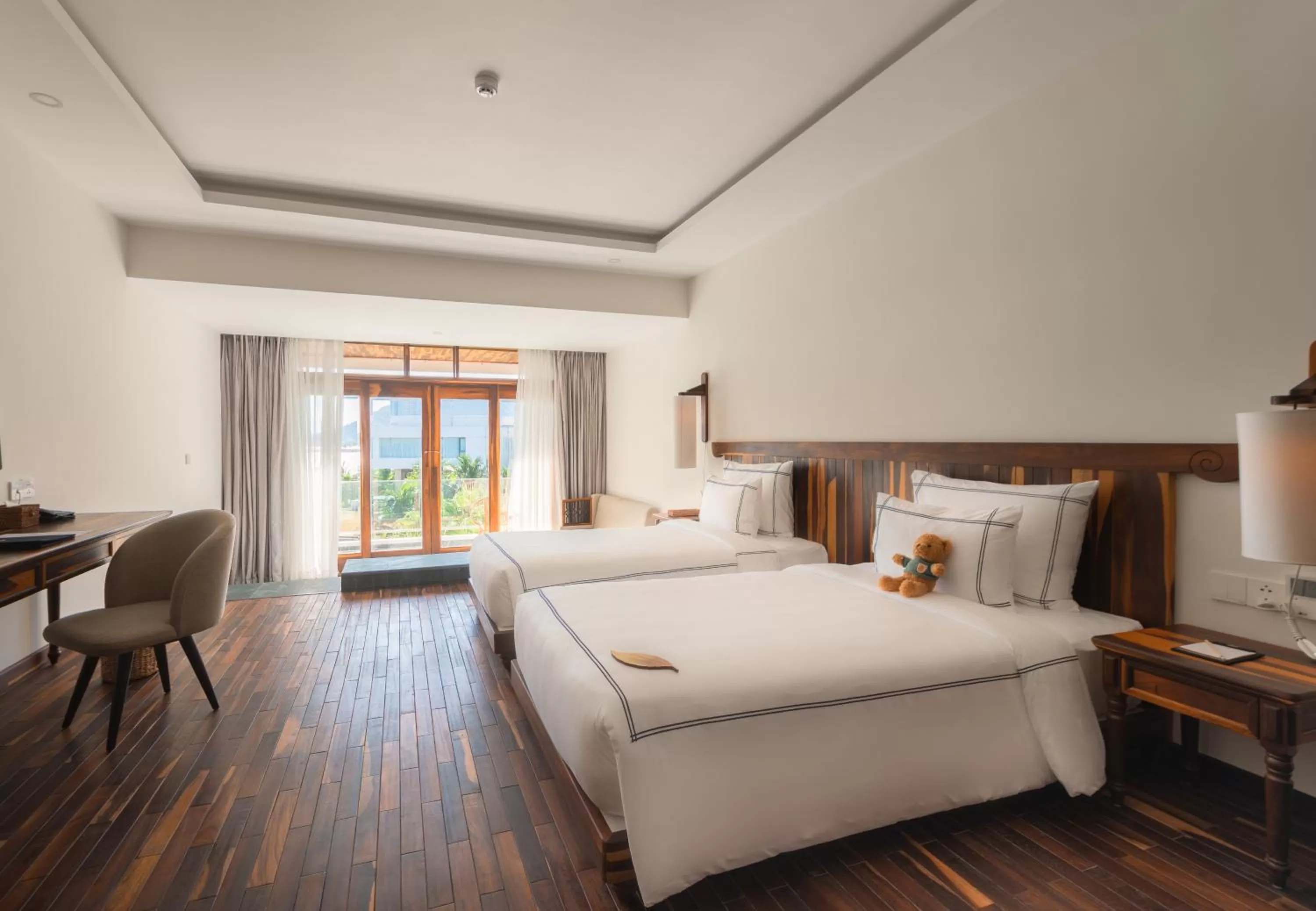 Bed in Alibu Resort Nha Trang