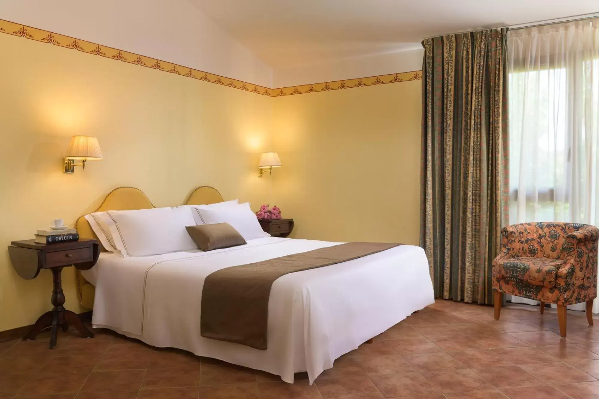 Bed in Hotel San Gregorio