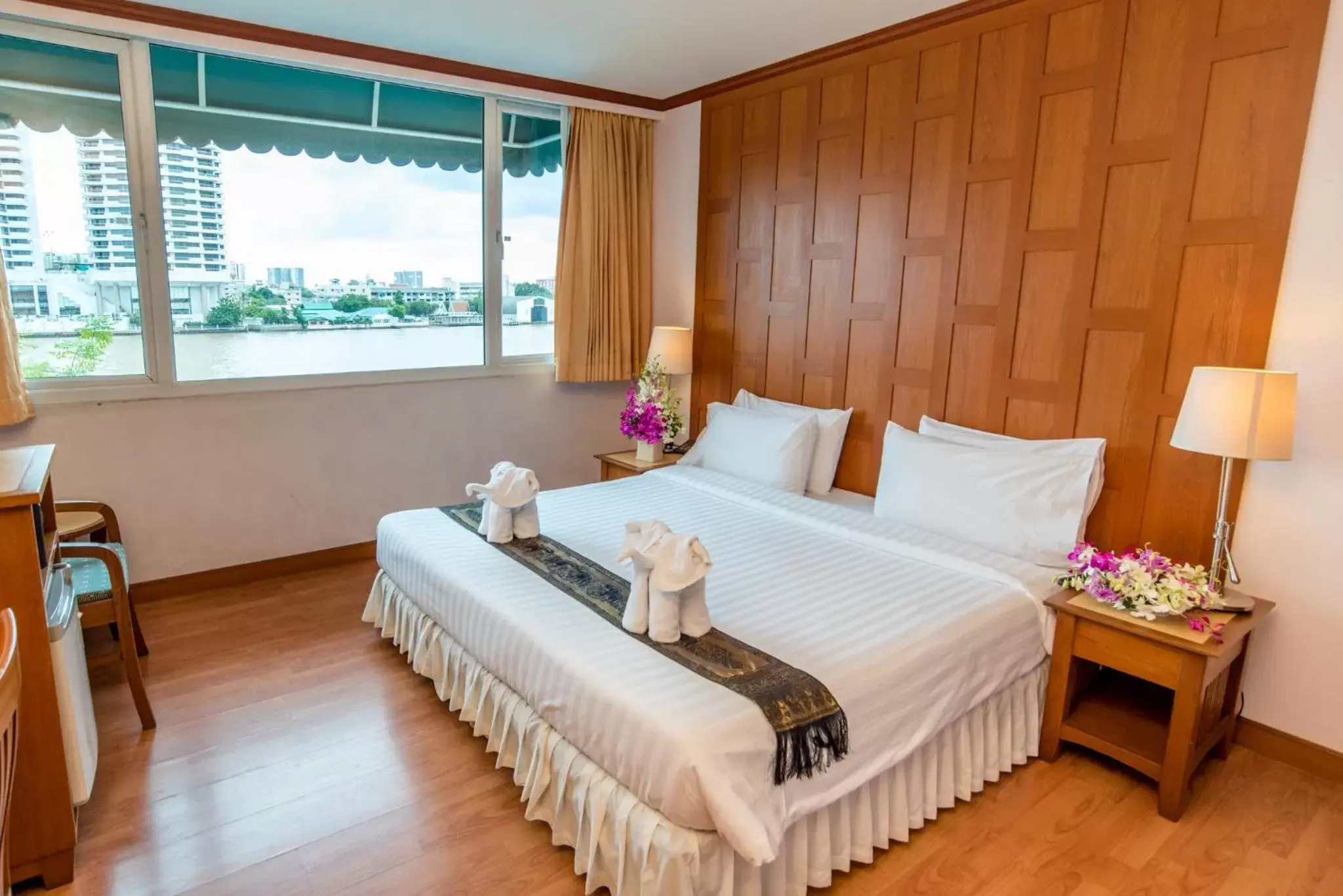 Bed in New Siam Riverside - SHA Certified