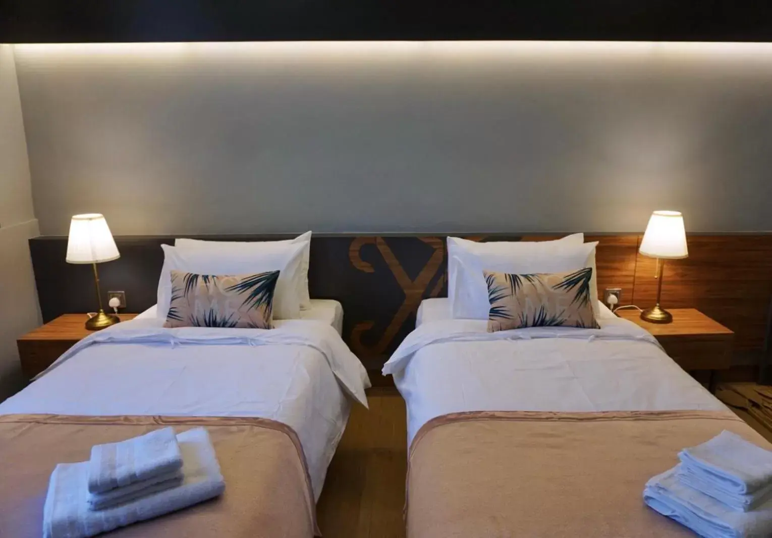 Bed in Hotel Gaia 95
