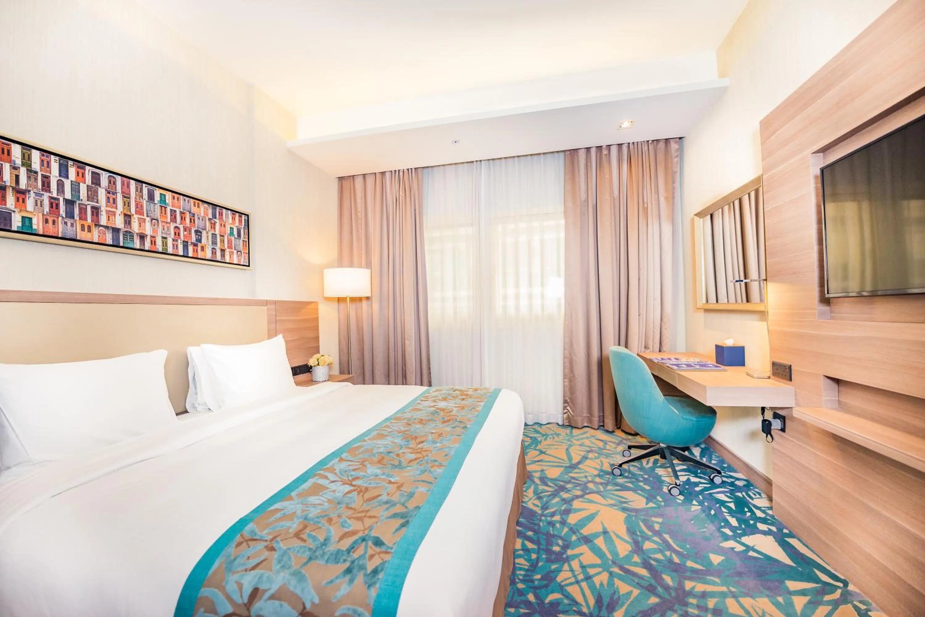 Bed in MENA Plaza Hotel Albarsha At The Mall