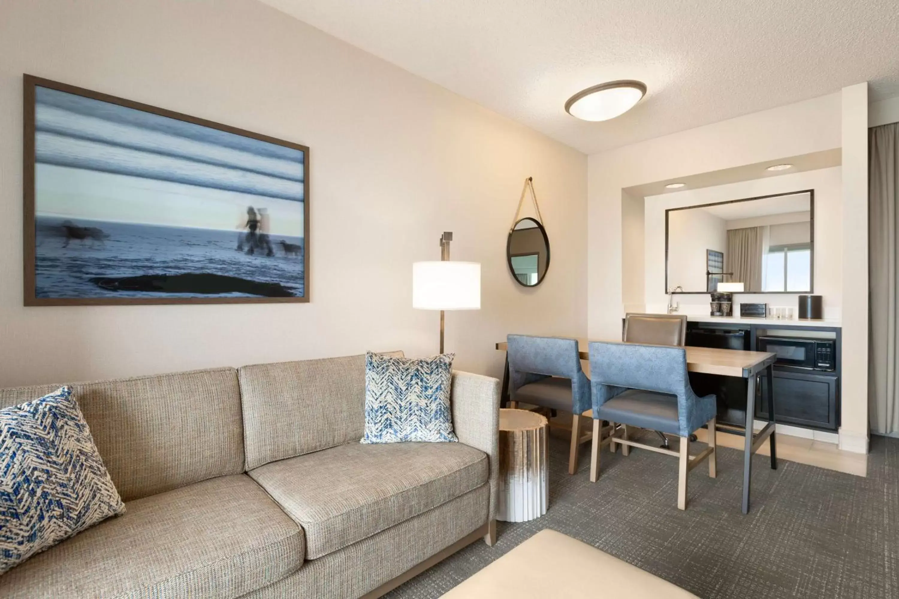 Living room, Seating Area in Embassy Suites by Hilton Monterey Bay Seaside