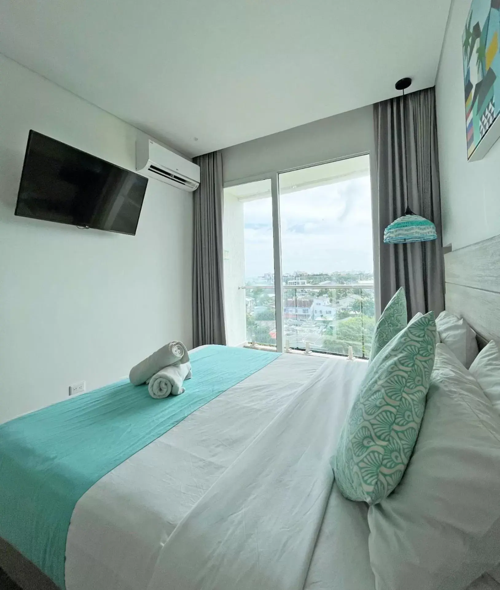 Bed in Azure Lofts & Pool