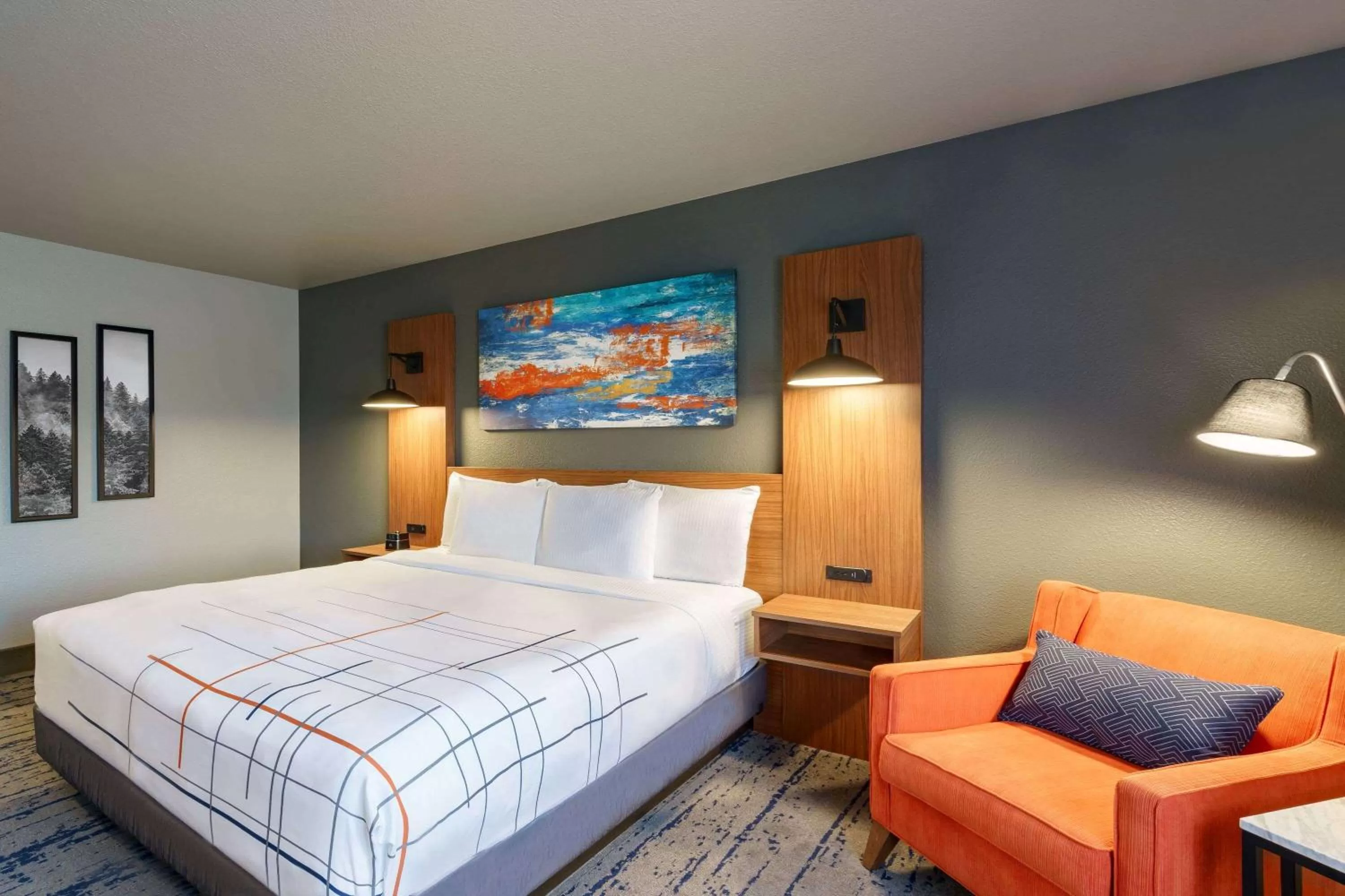 Bed in La Quinta Inn & Suites by Wyndham Springfield