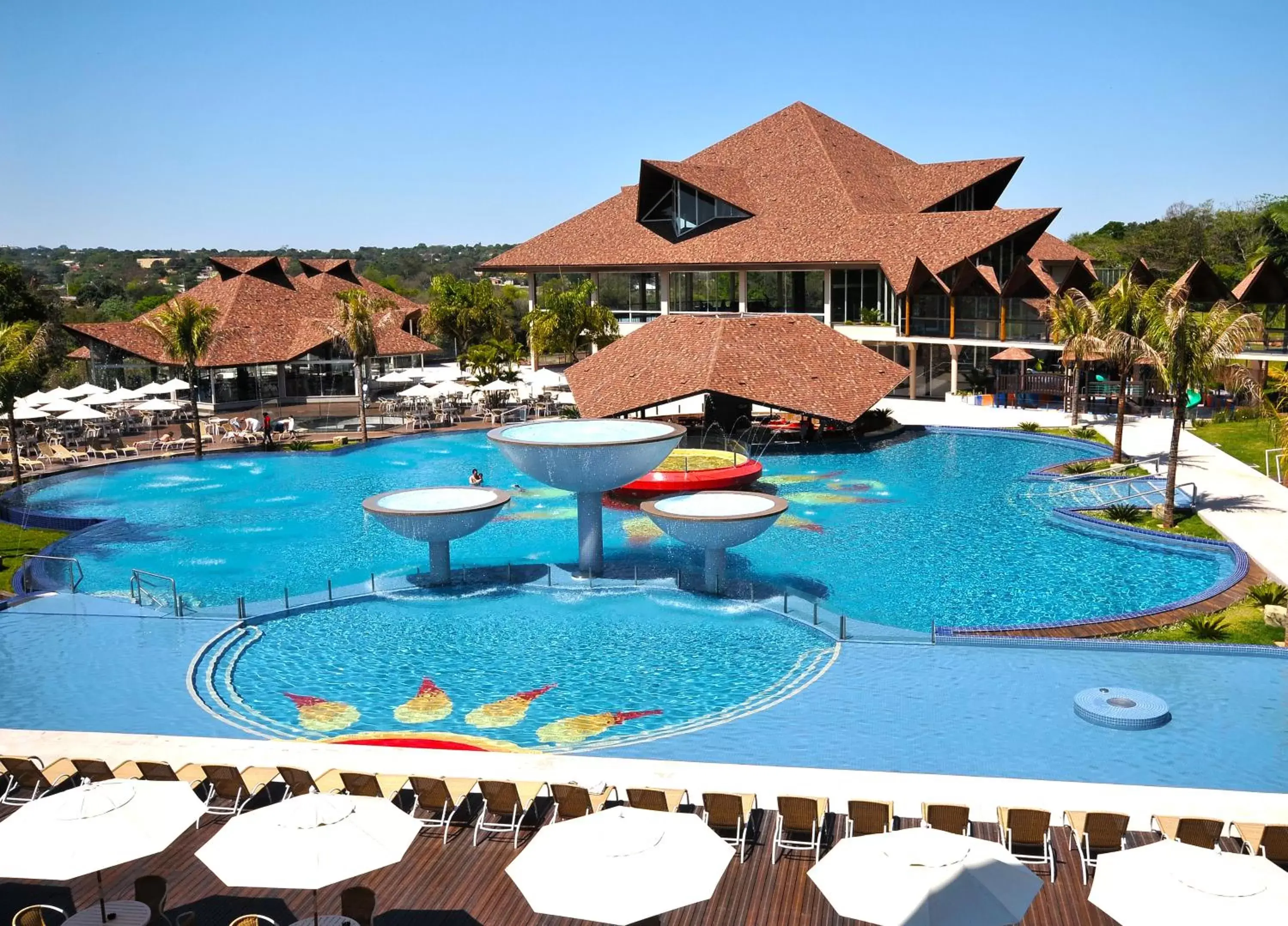 Hot Spring Bath, Pool View in Recanto Cataratas - Thermas, Resort e Convention