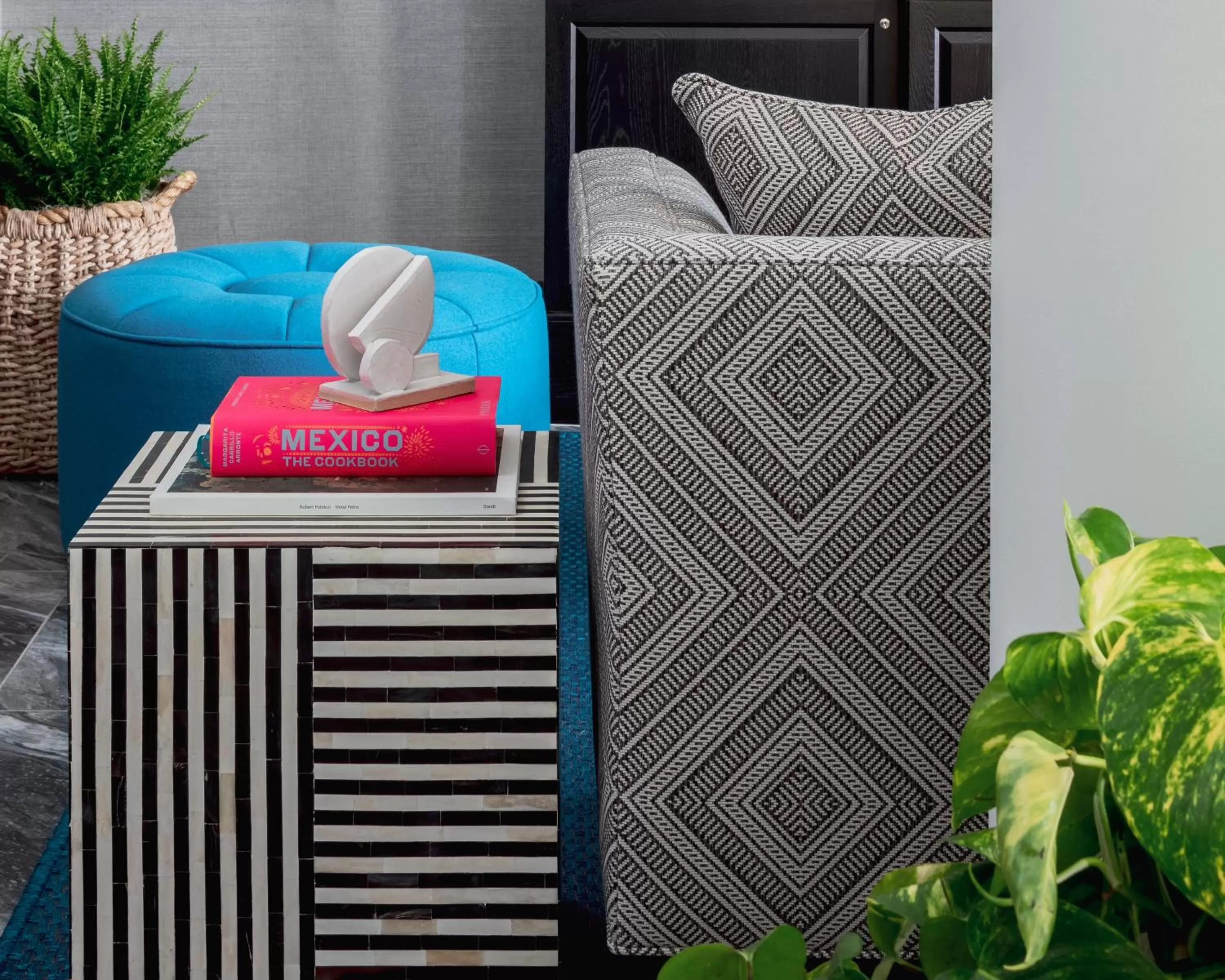 Seating area in Hotel Triton