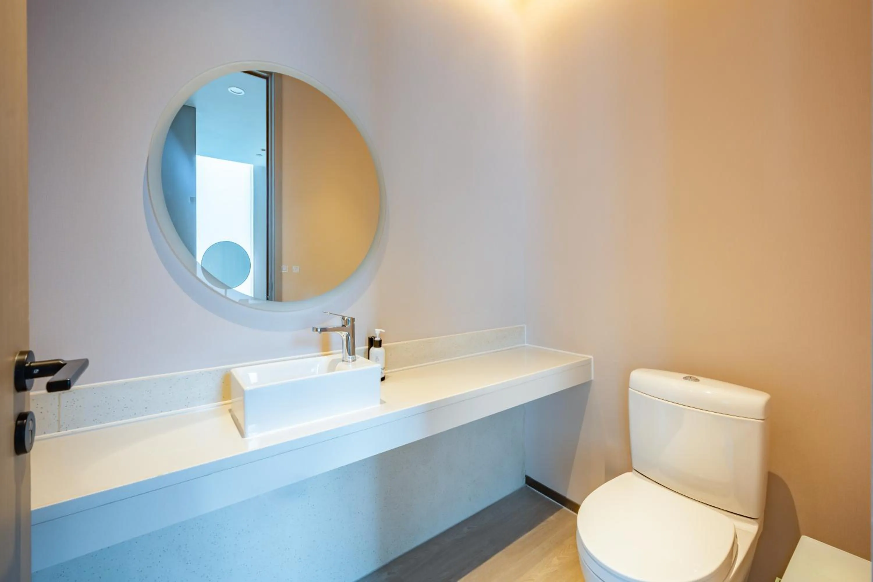 Toilet in EVEN Hotels Shanghai Expo by IHG