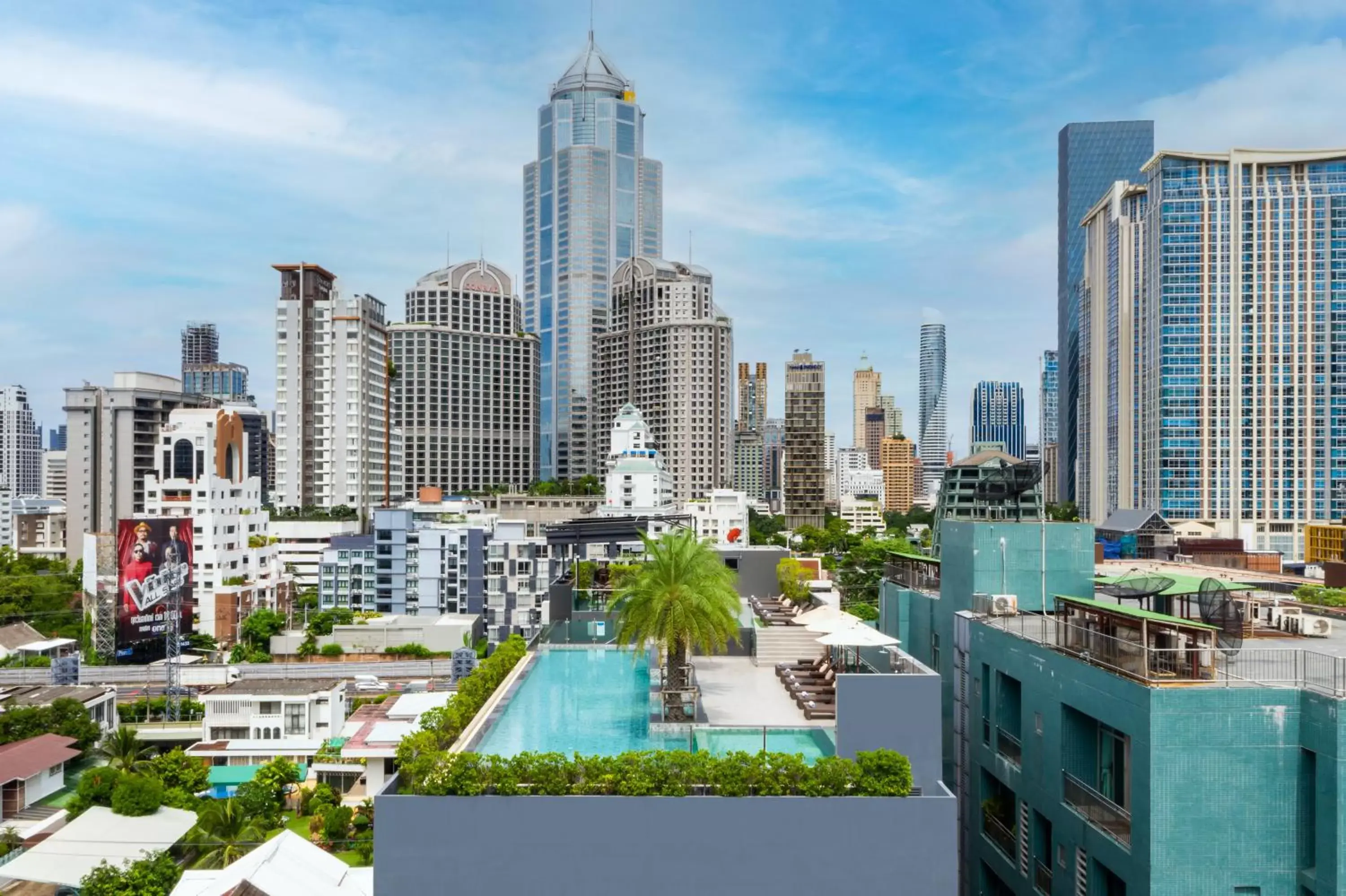 City view, Pool View in SureStay Plus Hotel by Best Western Sukhumvit 2