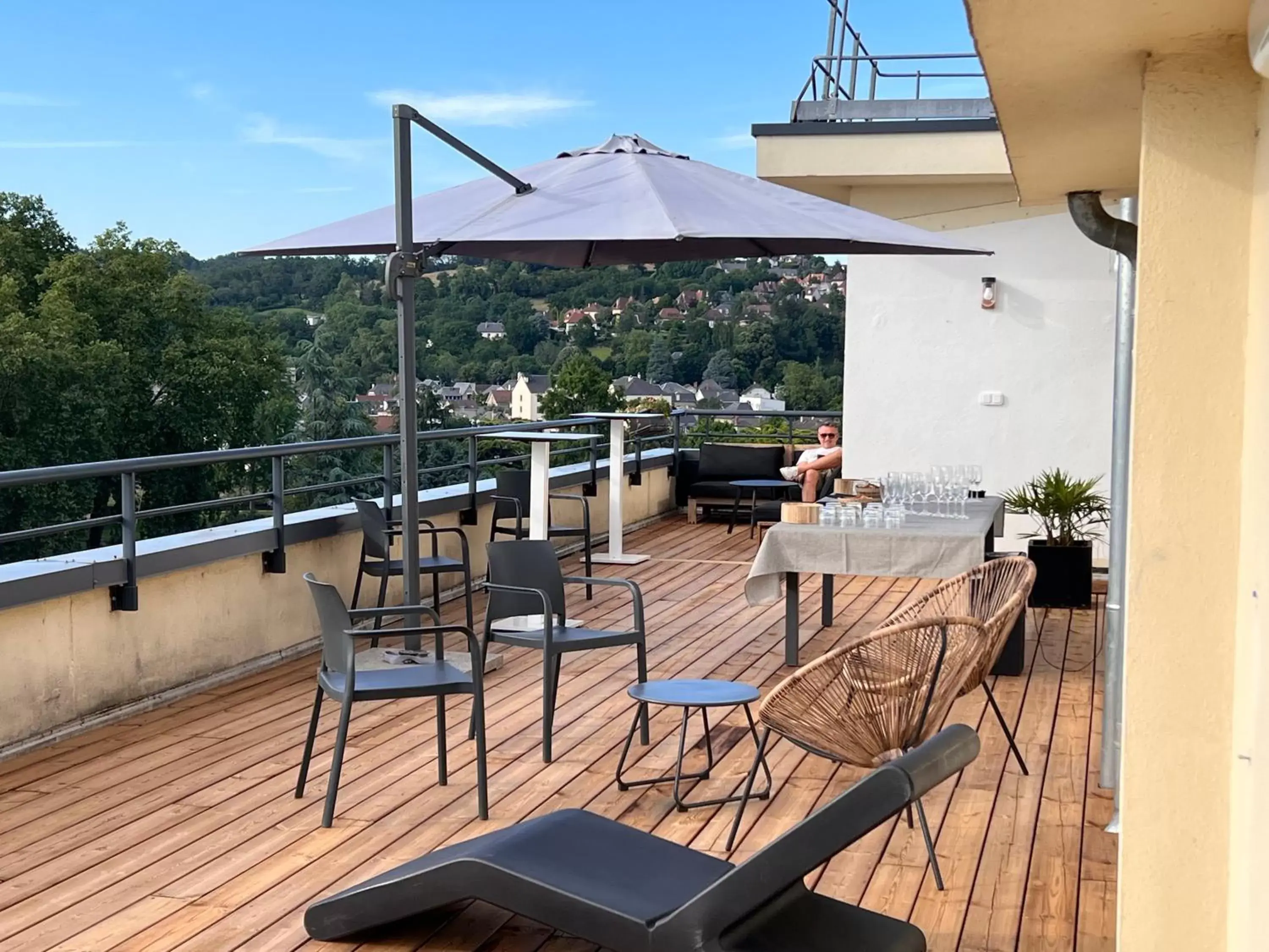 Balcony/Terrace in Hotel Le Quercy - Sure Hotel Collection by Best Western