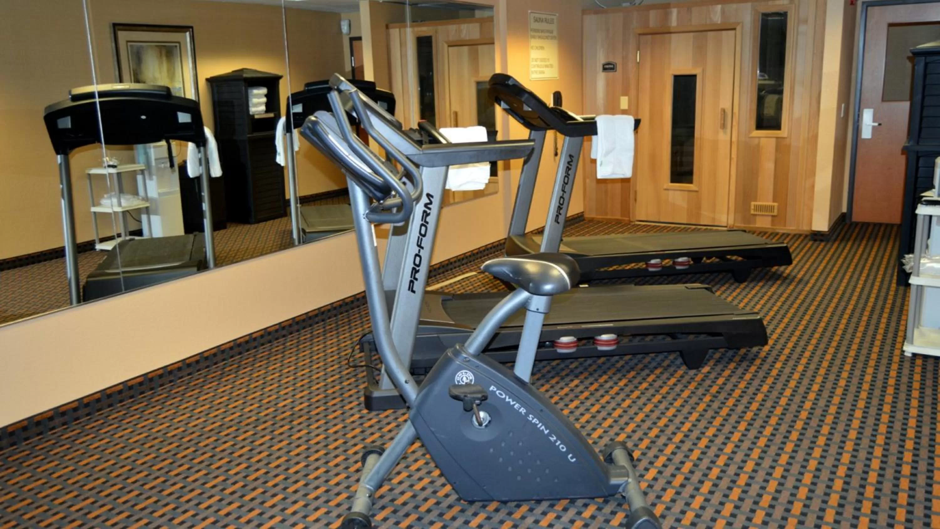 Fitness centre/facilities in Holiday Inn Express Hotel & Suites Suffolk by IHG