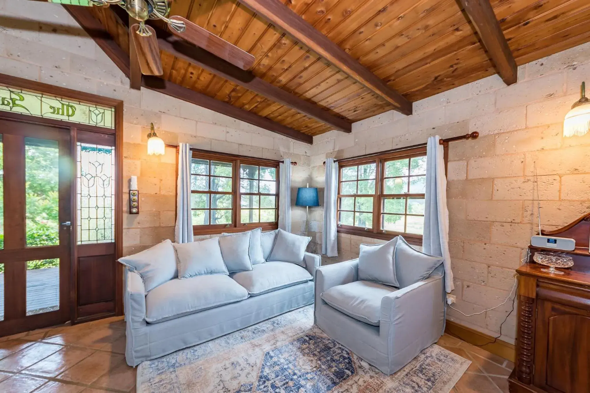 Living room, Seating Area in Clarendon Forest Retreat