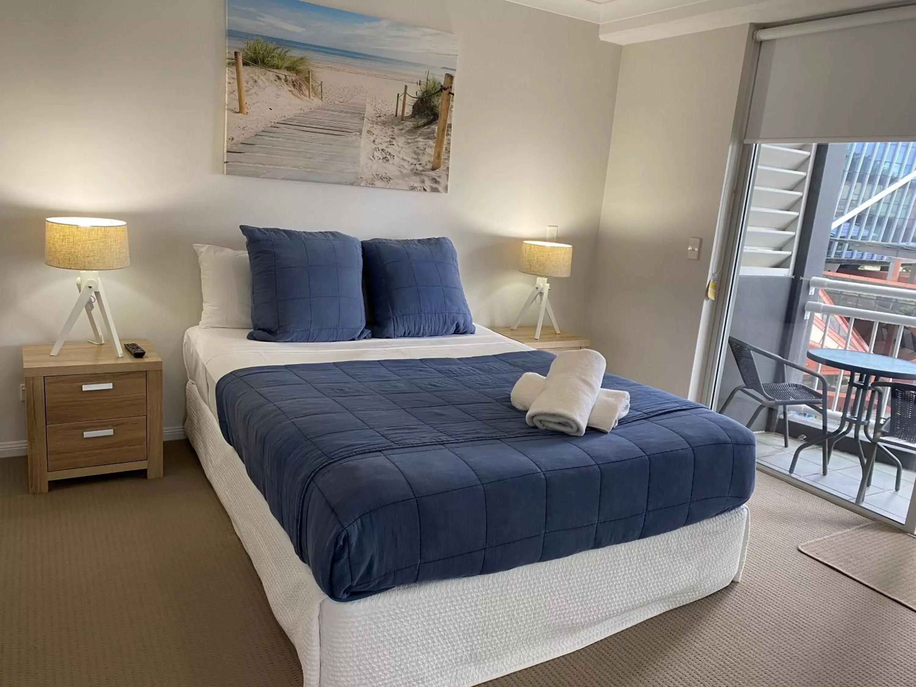 Bed in Wharf Boutique Apartments