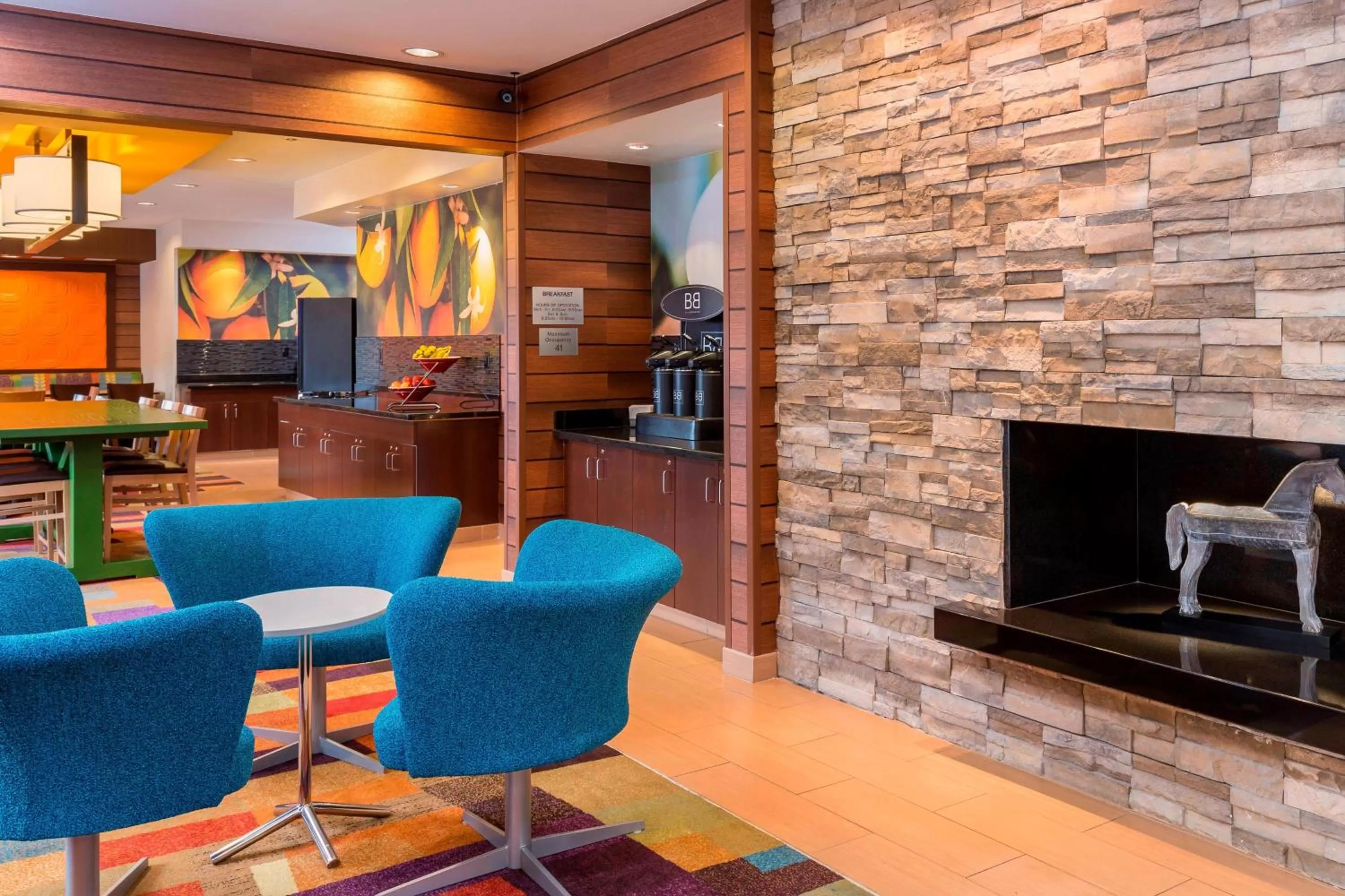Lobby or reception in Fairfield Inn & Suites Lubbock