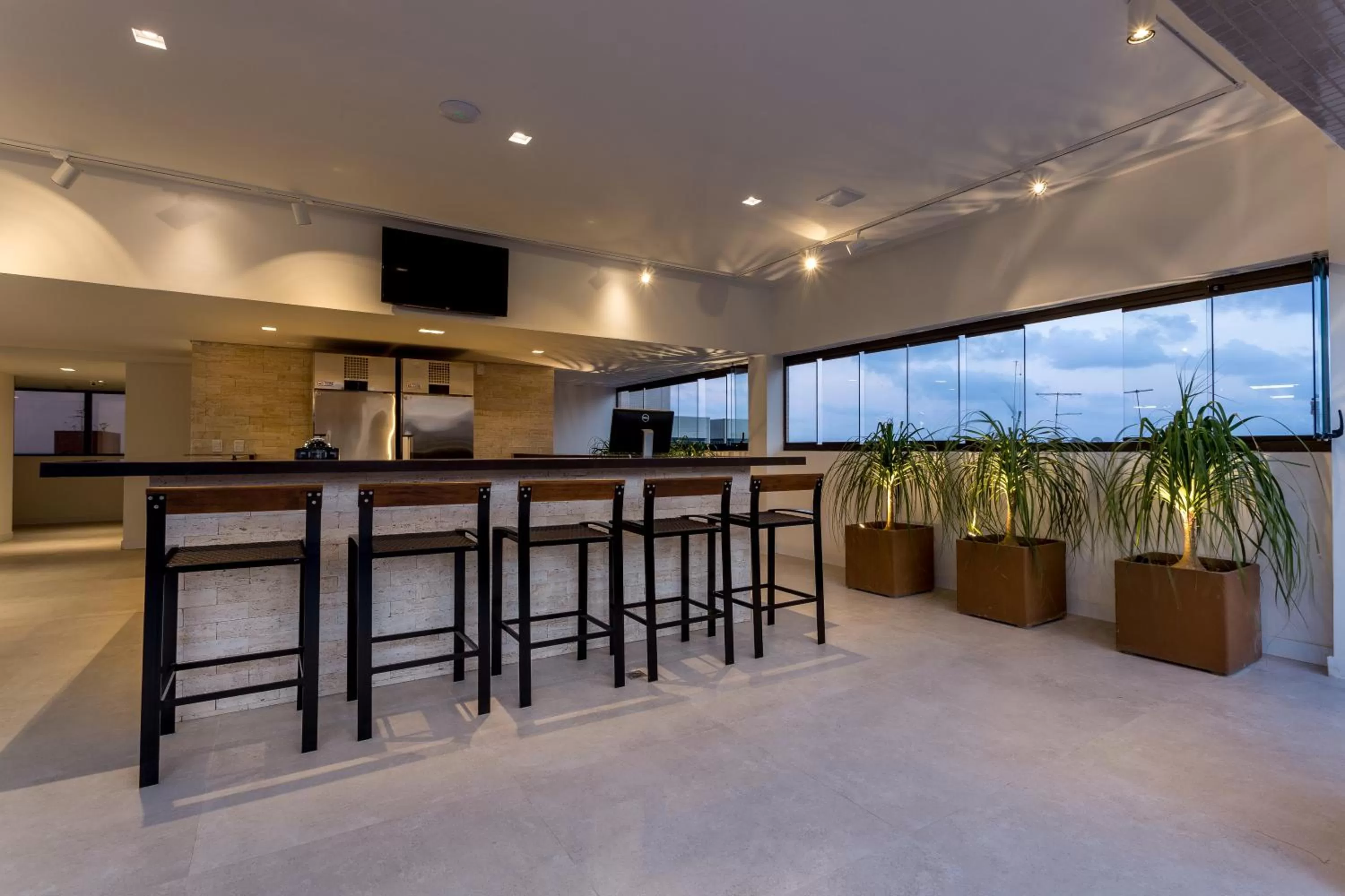 Lounge or bar in Manaíra Hotel