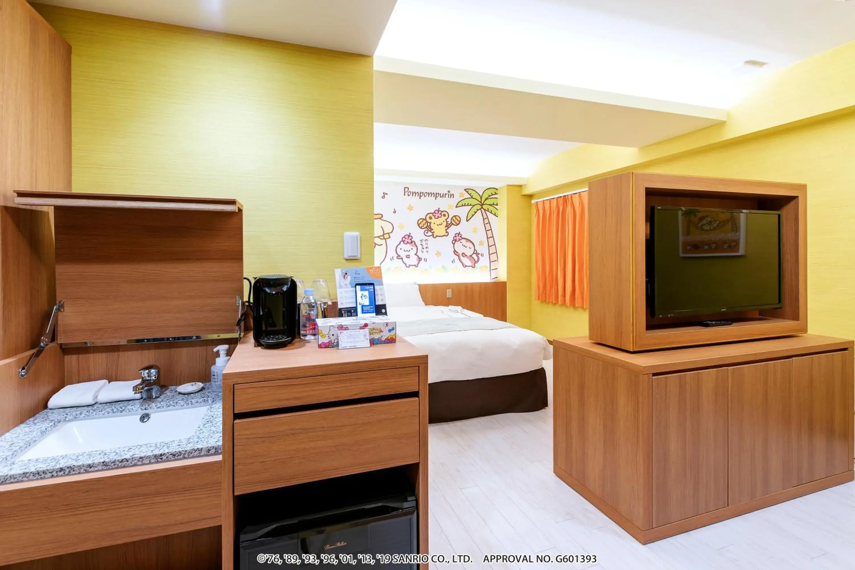 Photo of the whole room in Hotel Okinawa With Sanrio Characters