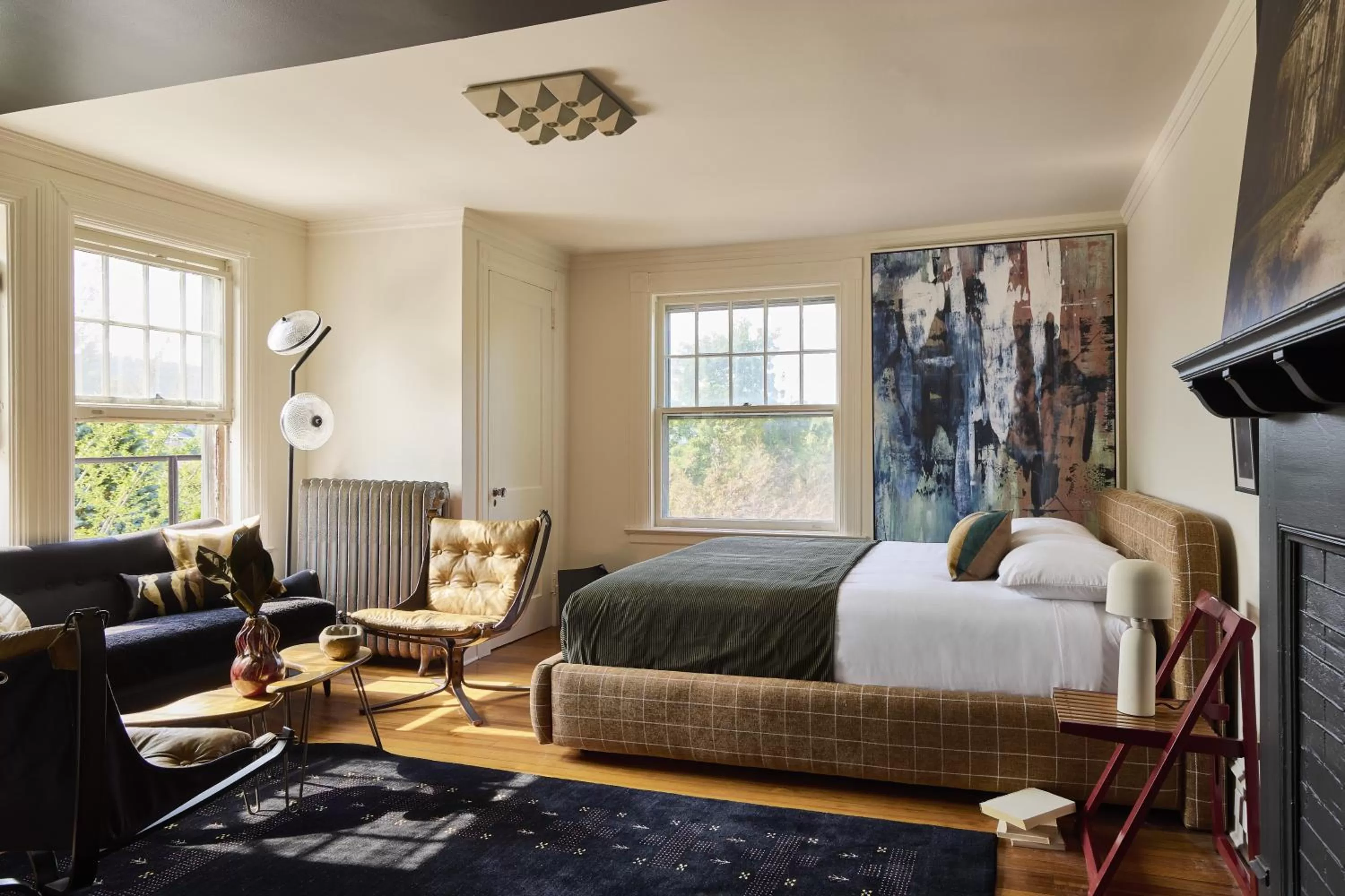 Bed in Blind Tiger Asheville