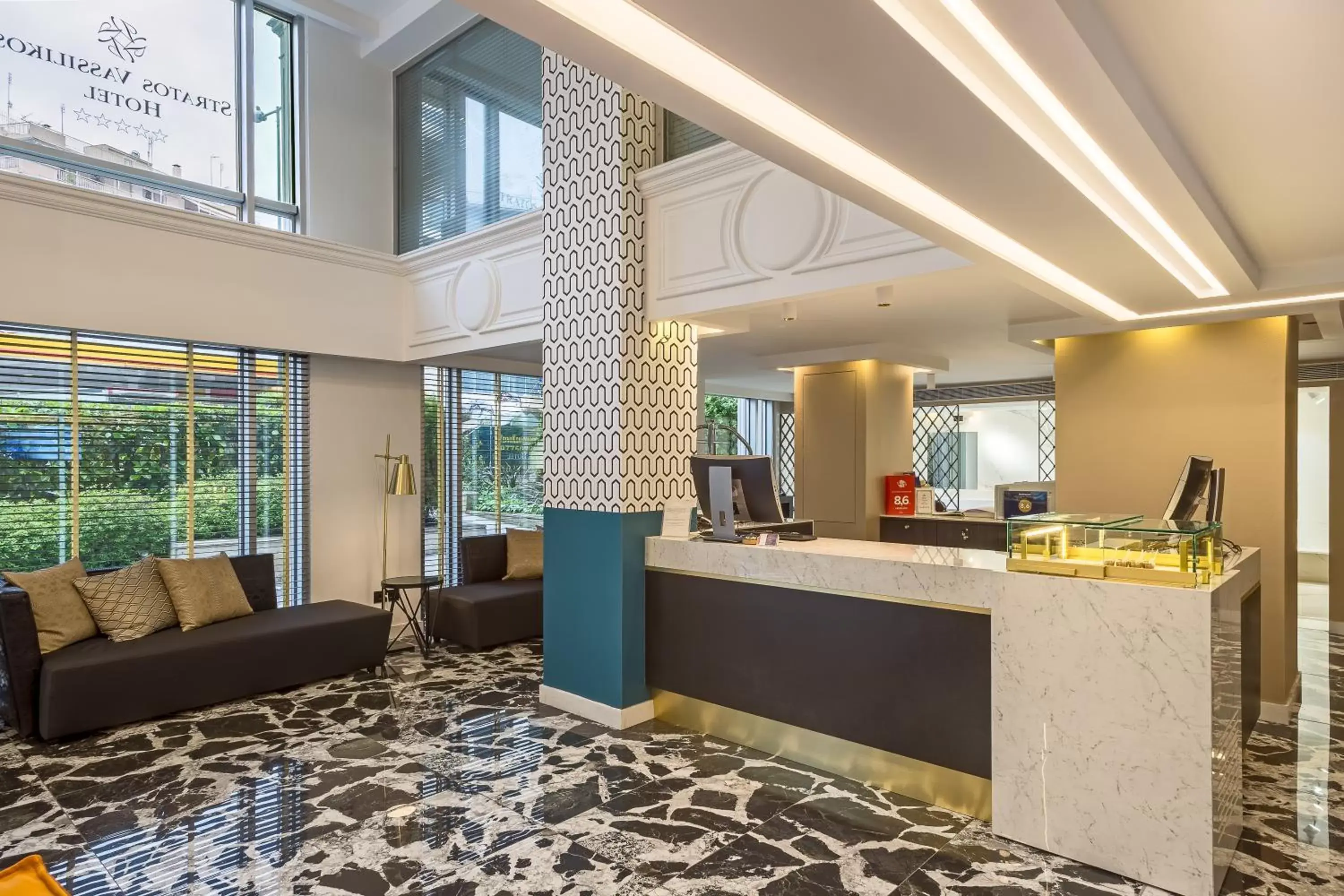 Lobby or reception, Lobby/Reception in Airotel Stratos Vassilikos Hotel