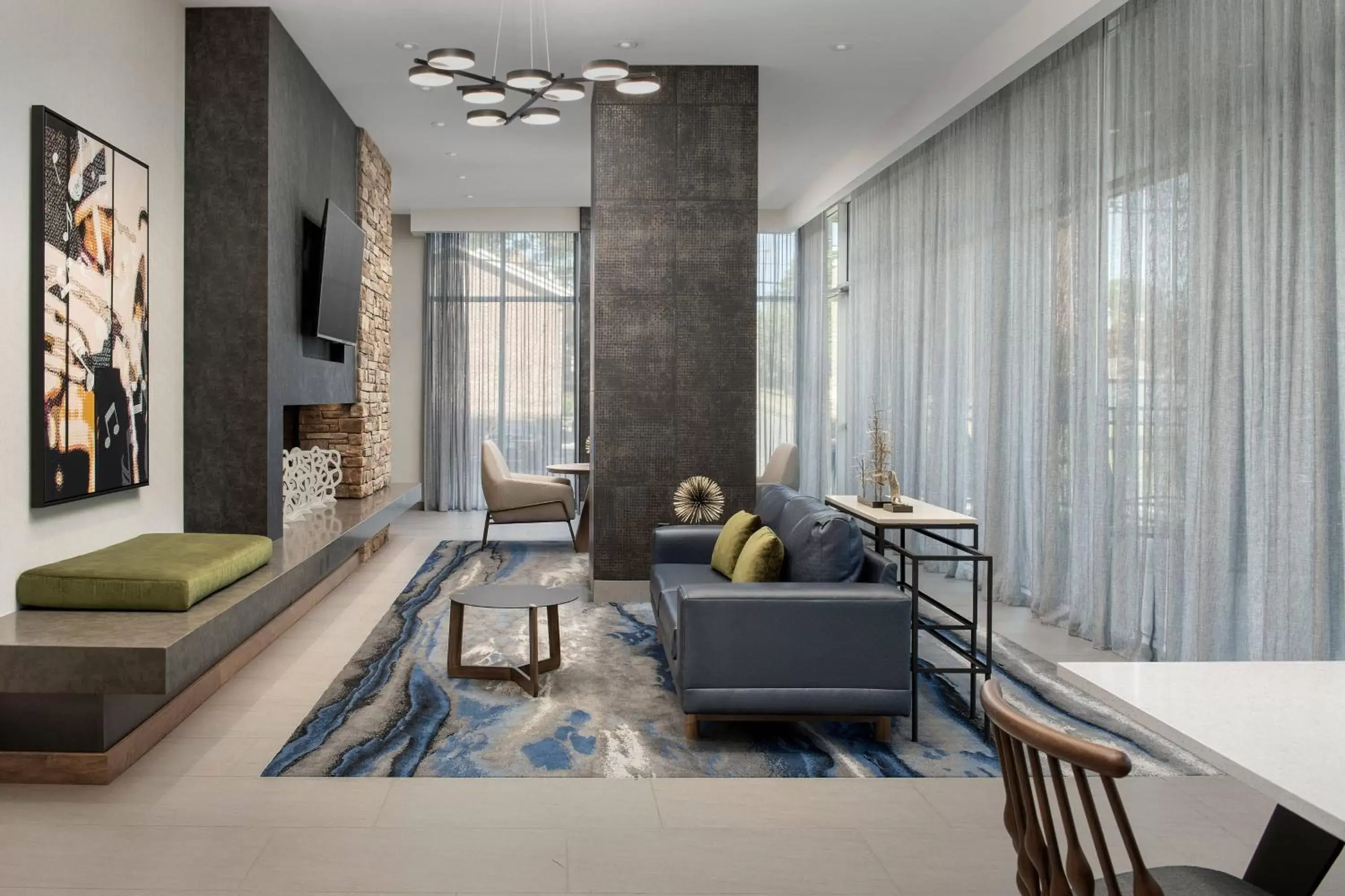 Lobby or reception, Seating Area in Fairfield Inn & Suites Nashville Near Vanderbilt