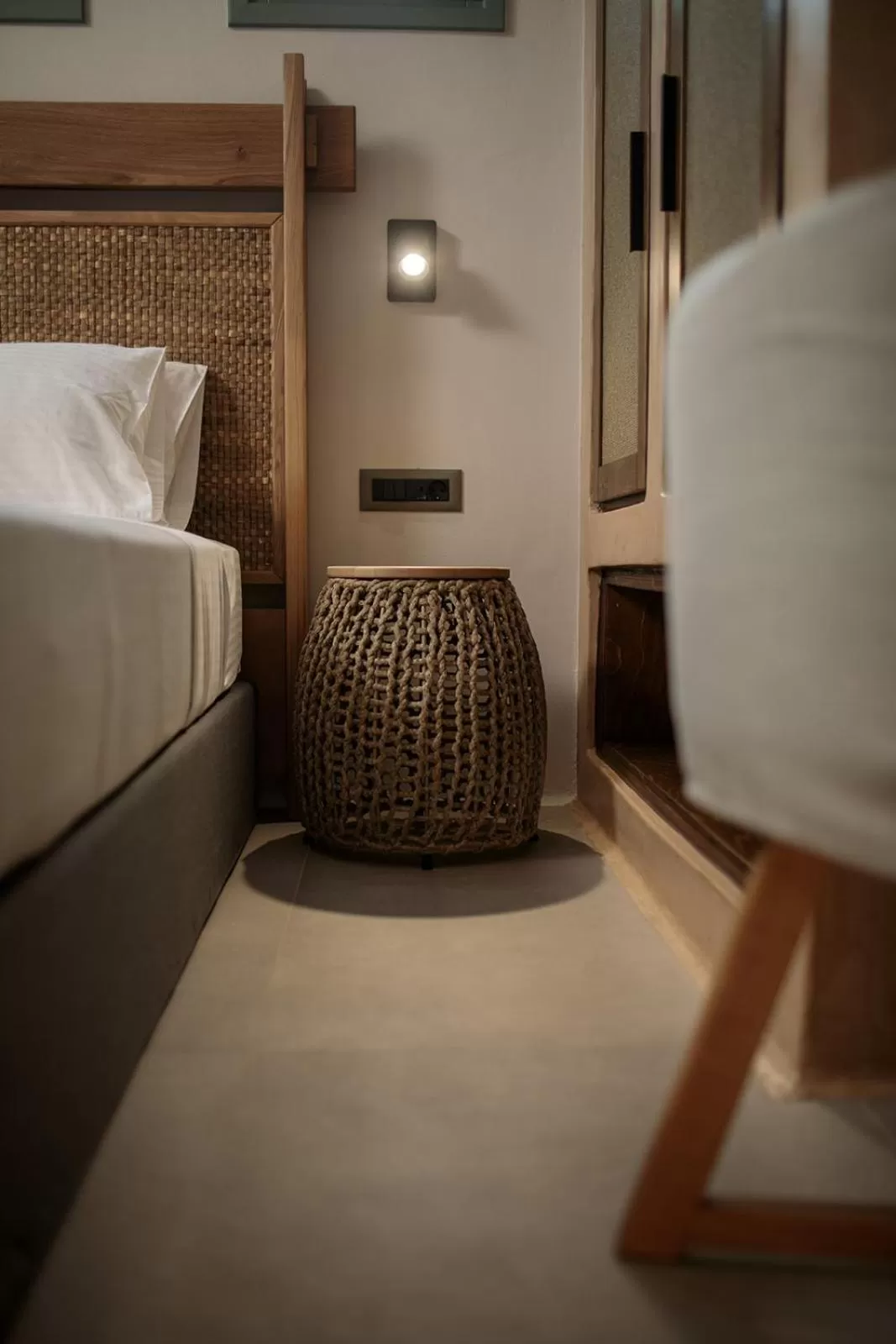 Bed, Bathroom in Makava Suites Naxos