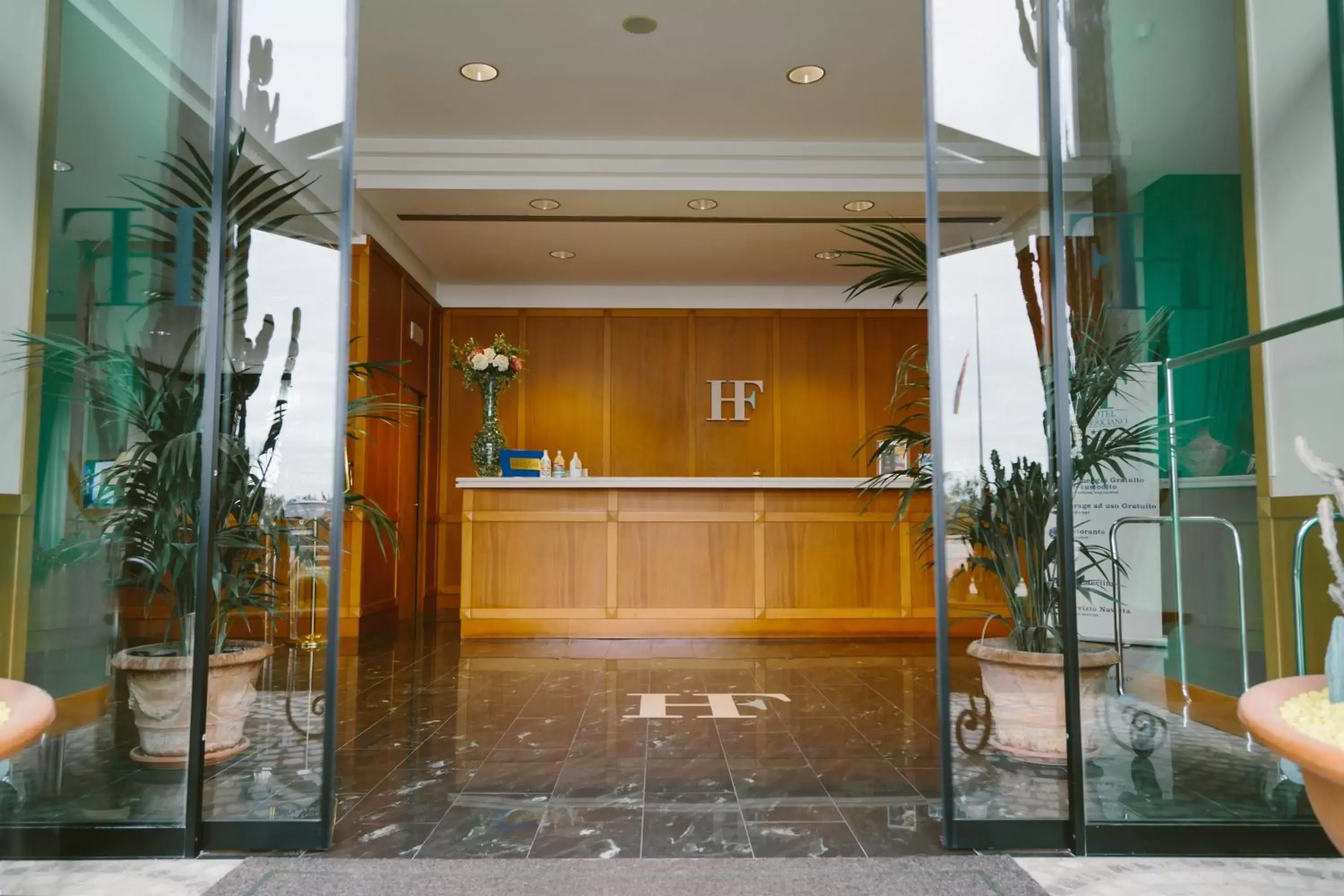 Facade/entrance, Lobby/Reception in Hotel Residence Federiciano