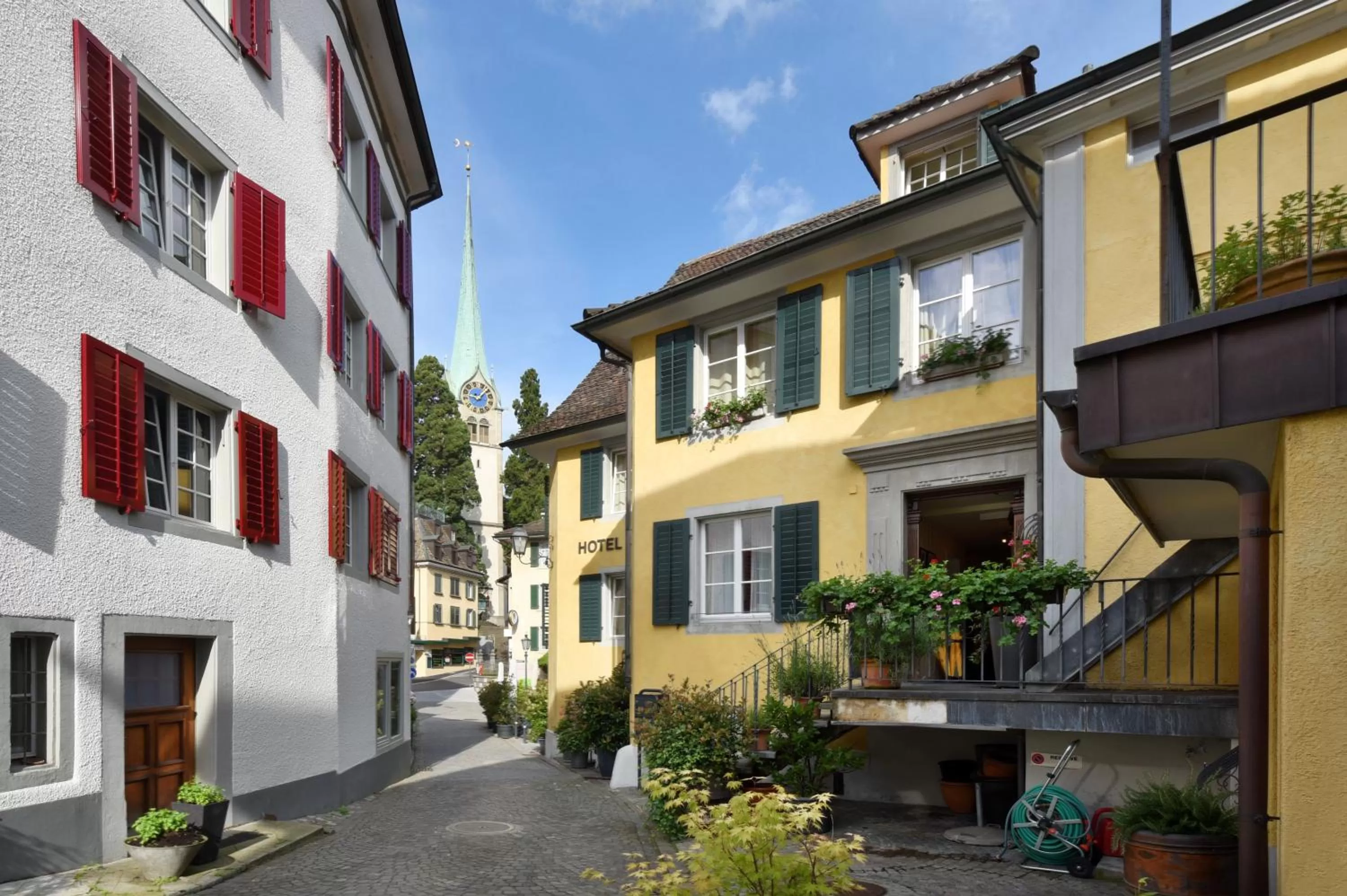 Facade/entrance in Romantik Hotel Schwan