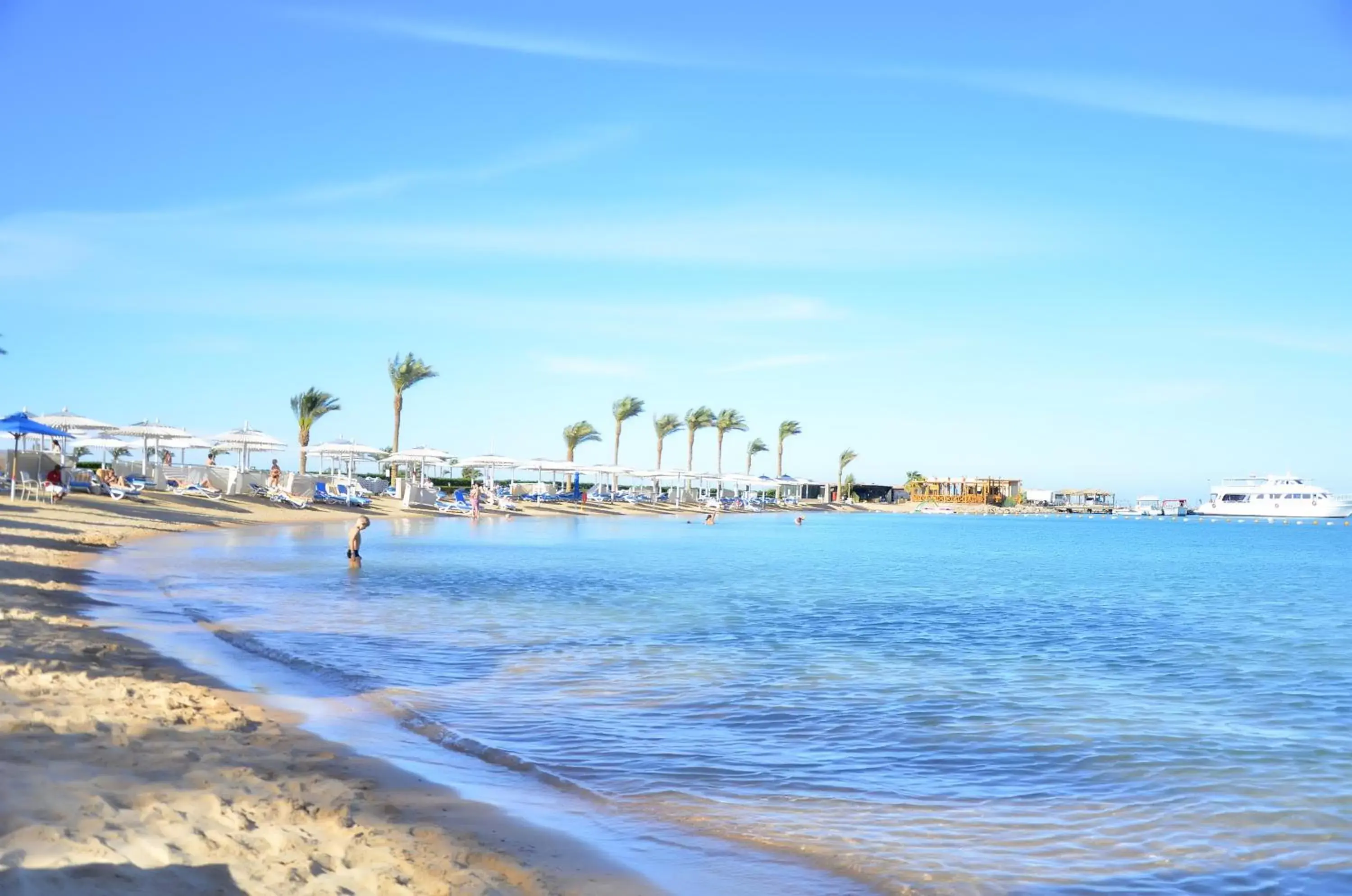 Beach in Swiss Inn Resort Hurghada