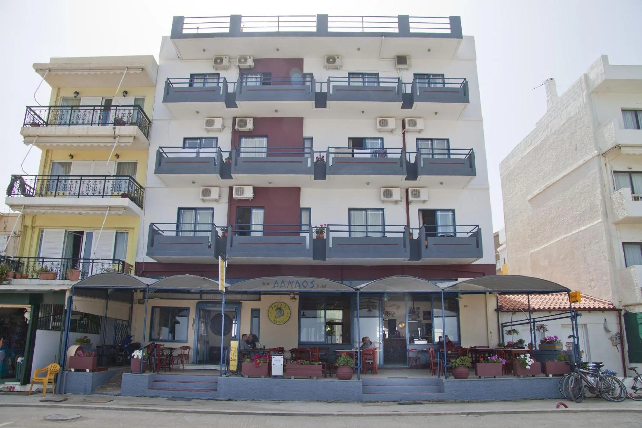 Facade/entrance in Danaos Hotel