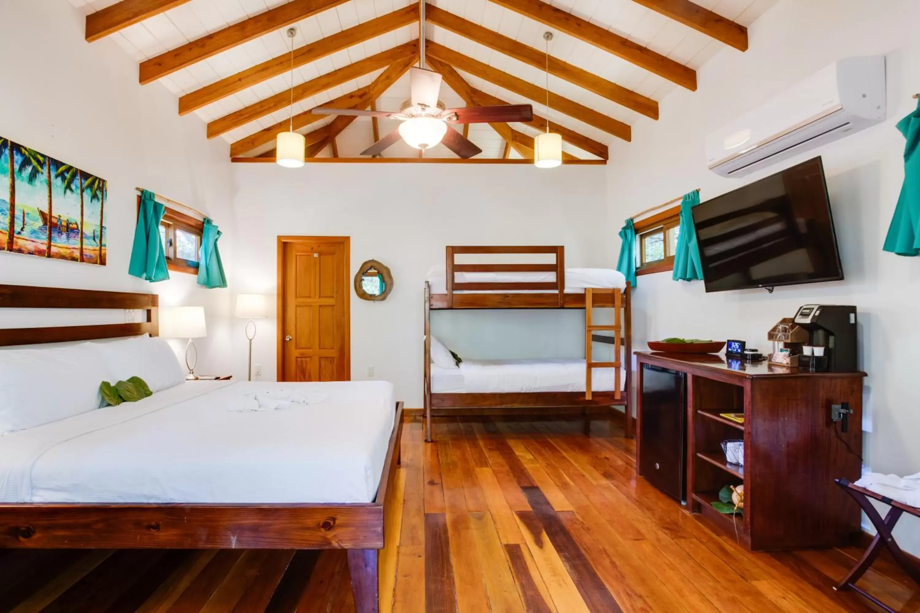 Bed, Bunk Bed in Mariposa Belize Beach Resort