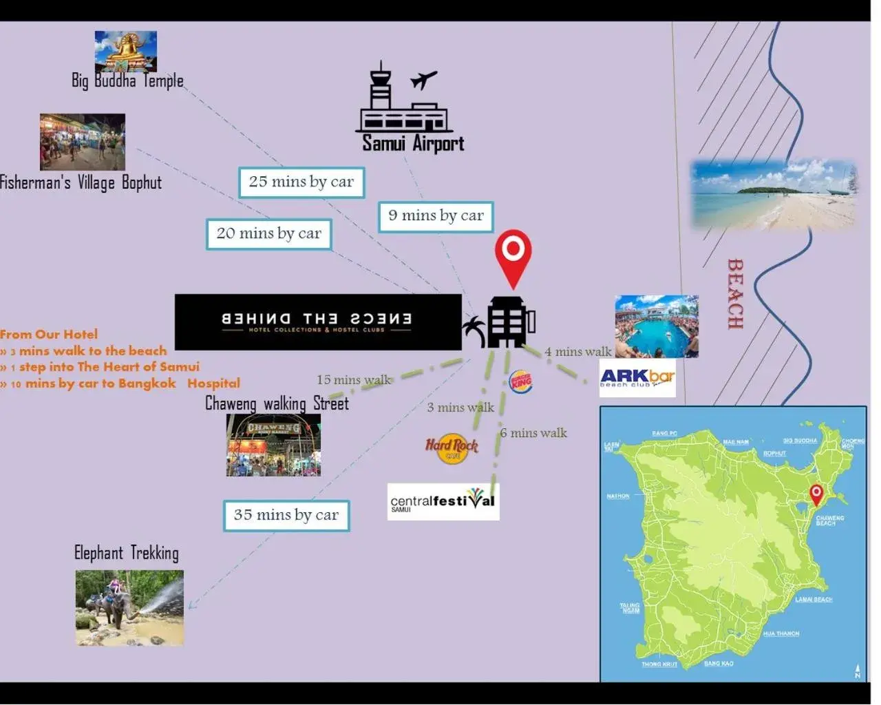 Floor Plan in Behind The Scene Hotel Club @ Samui