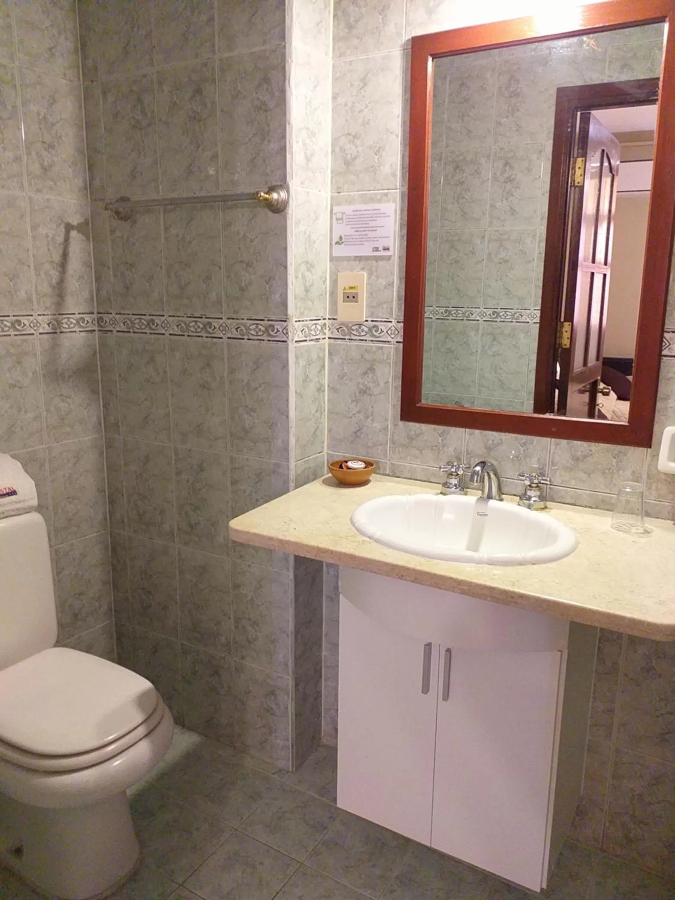 Toilet in Hotel Carmen