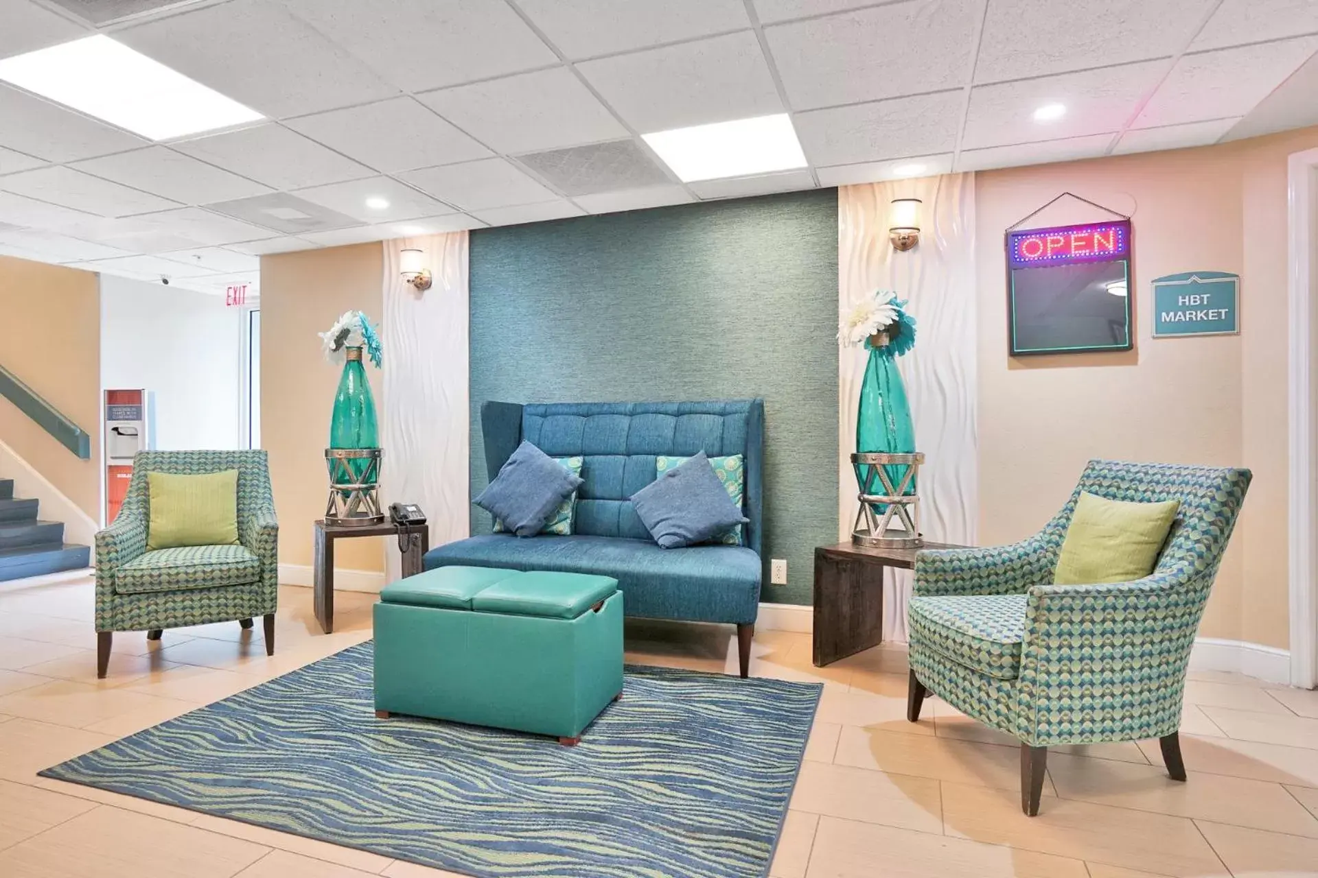 Lobby or reception in Hollywood Beach Tower Lobby or reception in Hollywood Beach Tower