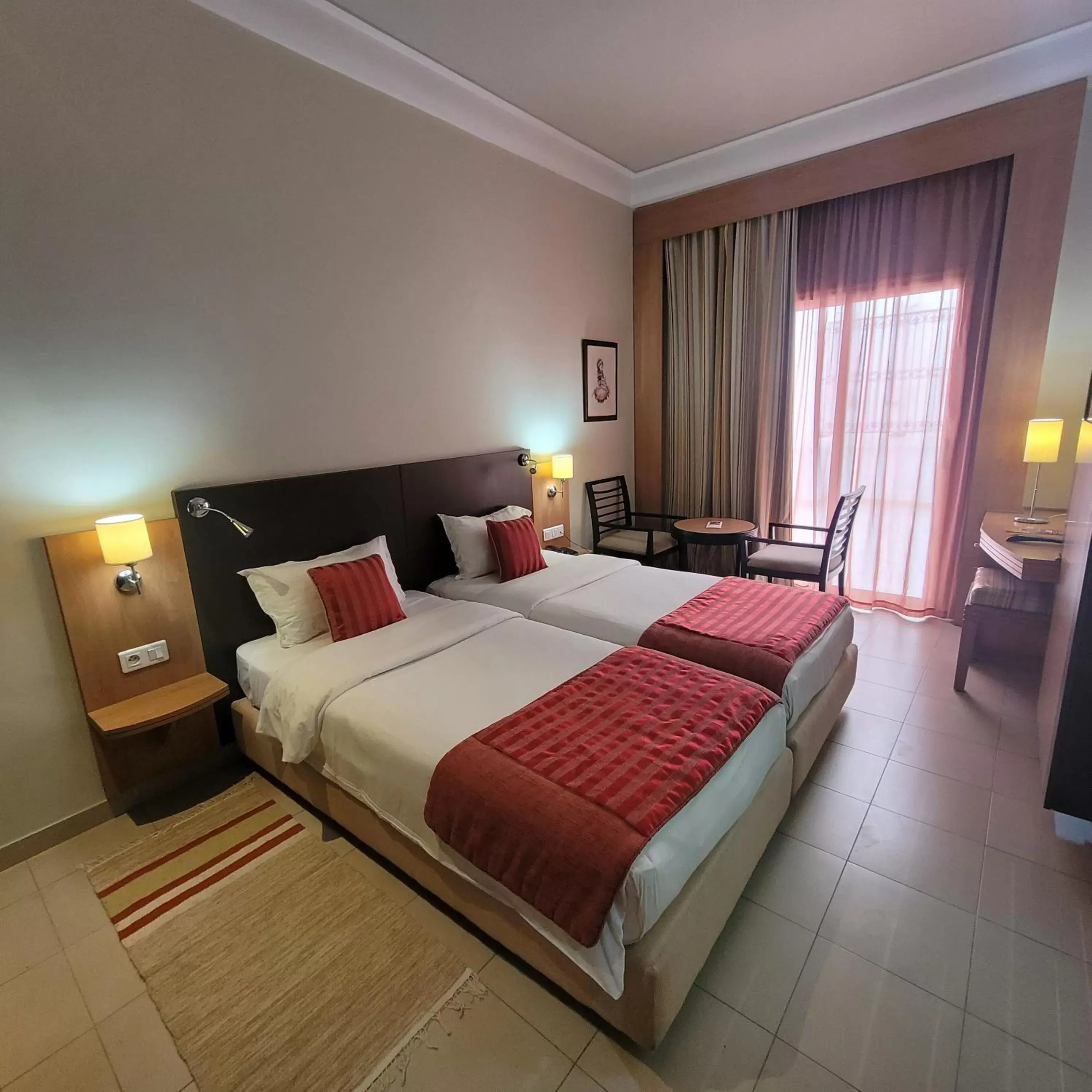 Bedroom, Bed in Hotel Tiba