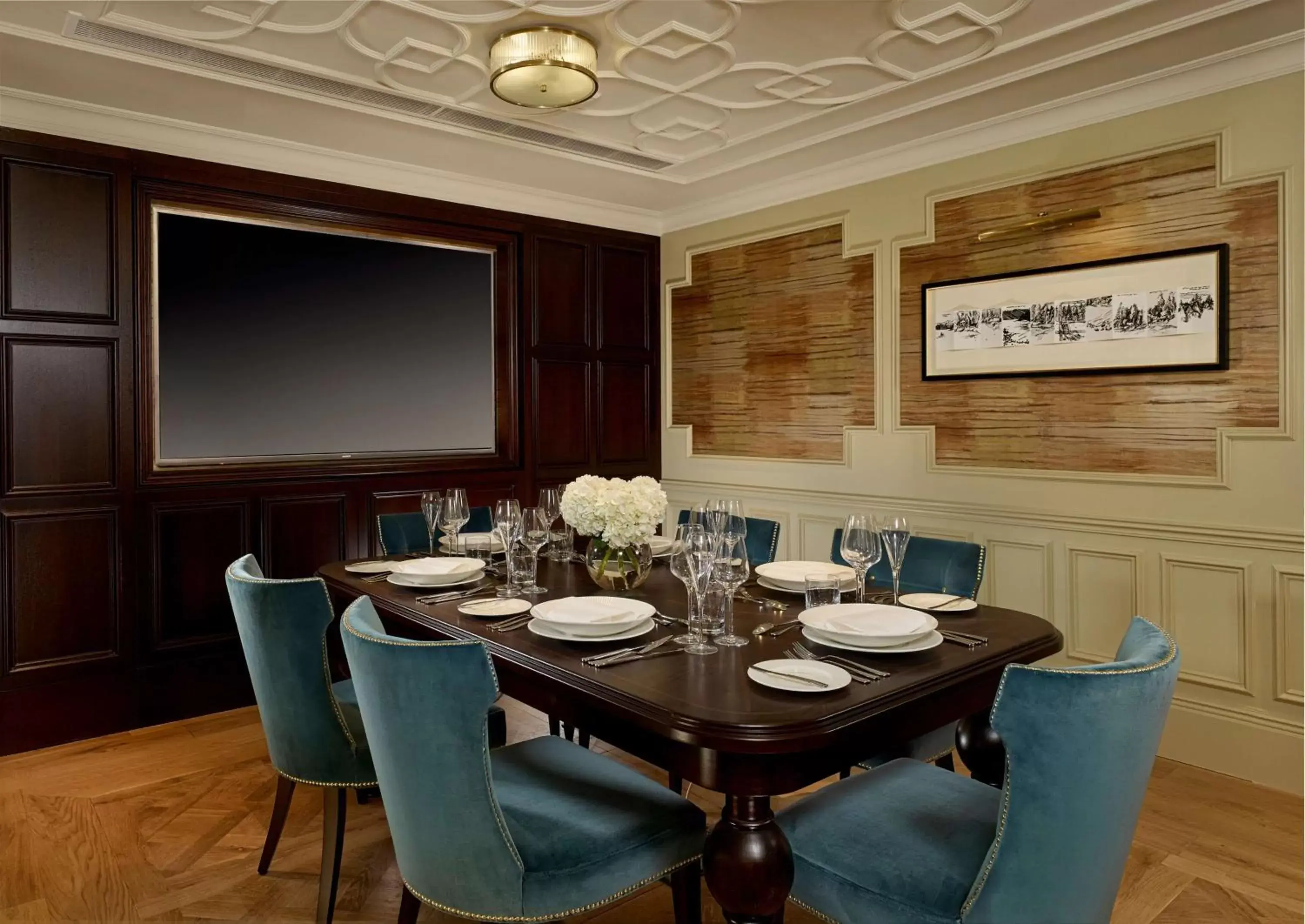Dining Area in 100 Queen’s Gate Hotel London, Curio Collection by Hilton