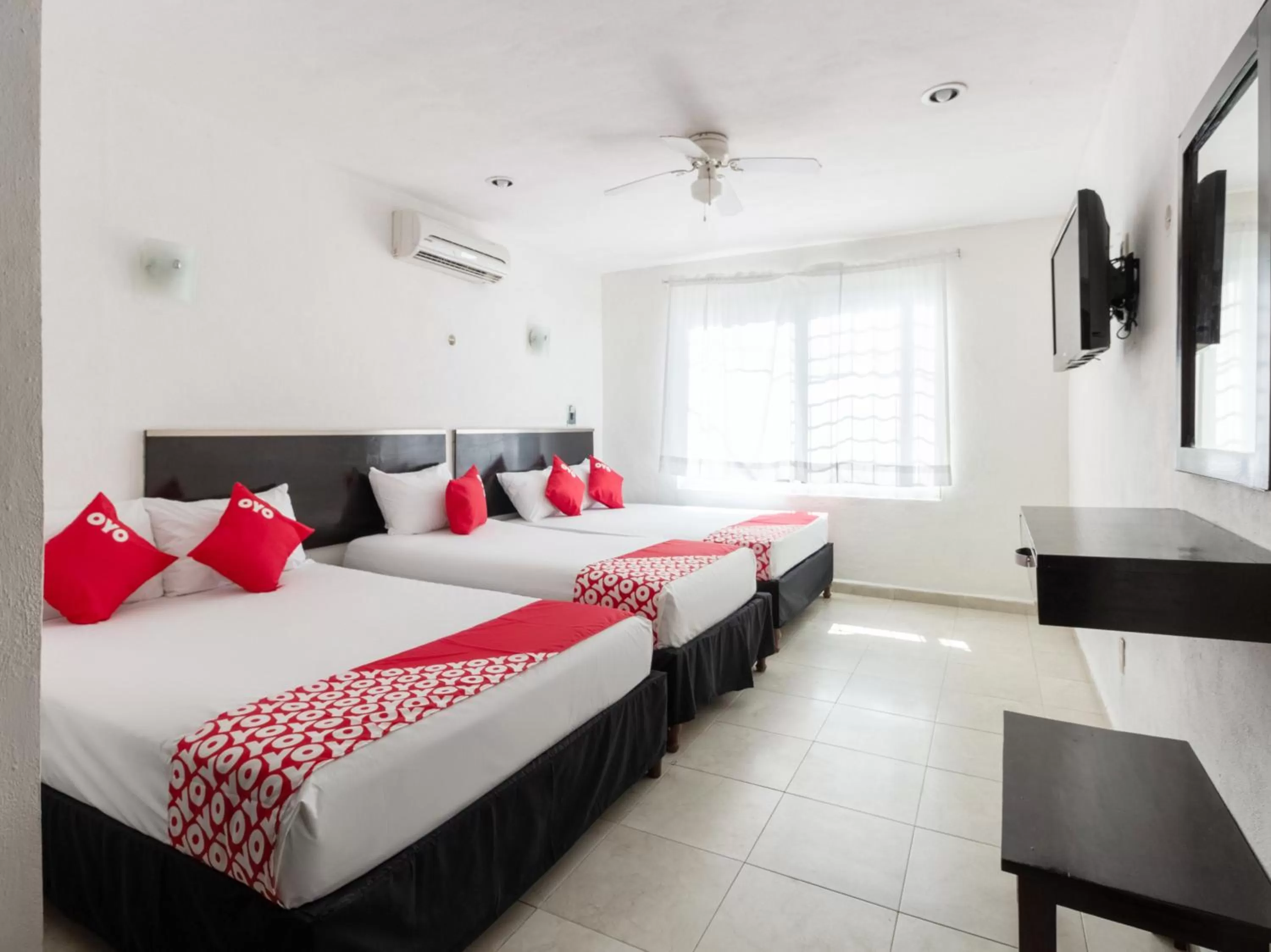 Bedroom, Bed in OYO Hotel Puesta del Sol, Santa Ana, Campeche