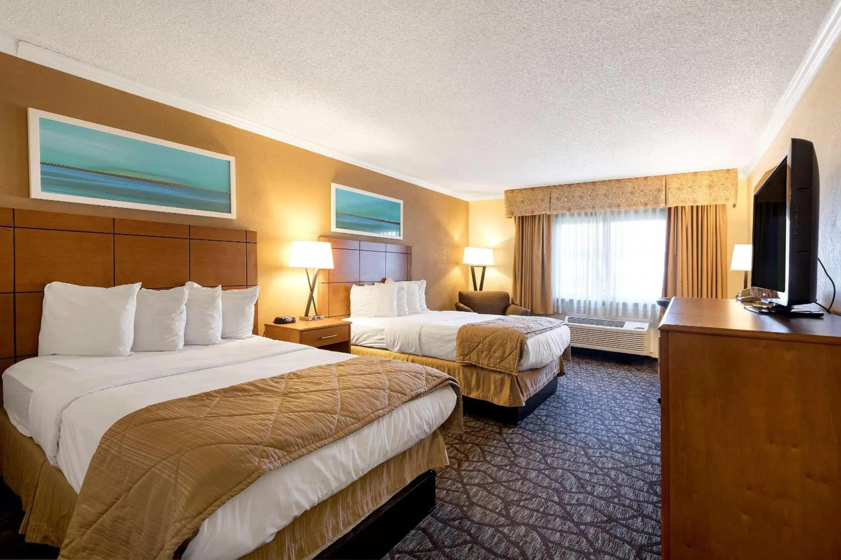 Photo of the whole room, Bed in Clarion Hotel Detroit Metro Airport